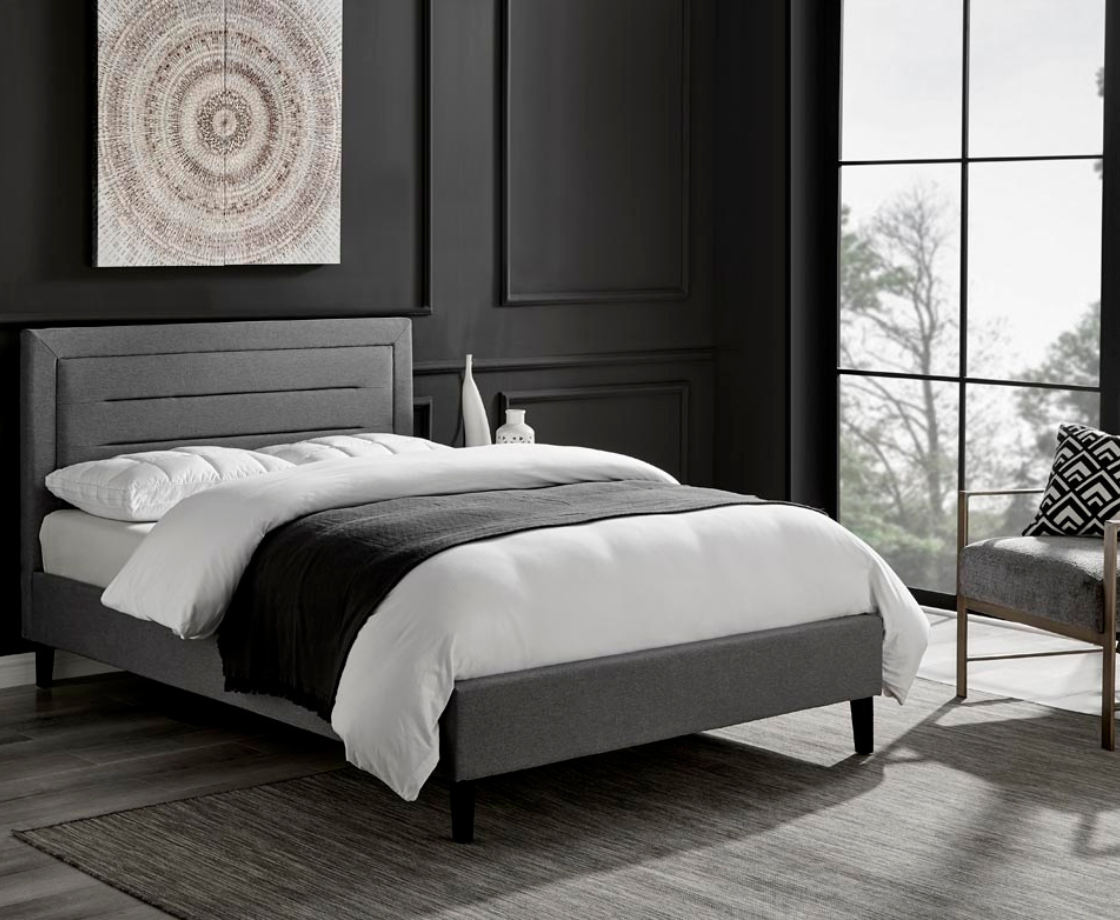 Penny 5ft Kingsize Bed Frame - Grey