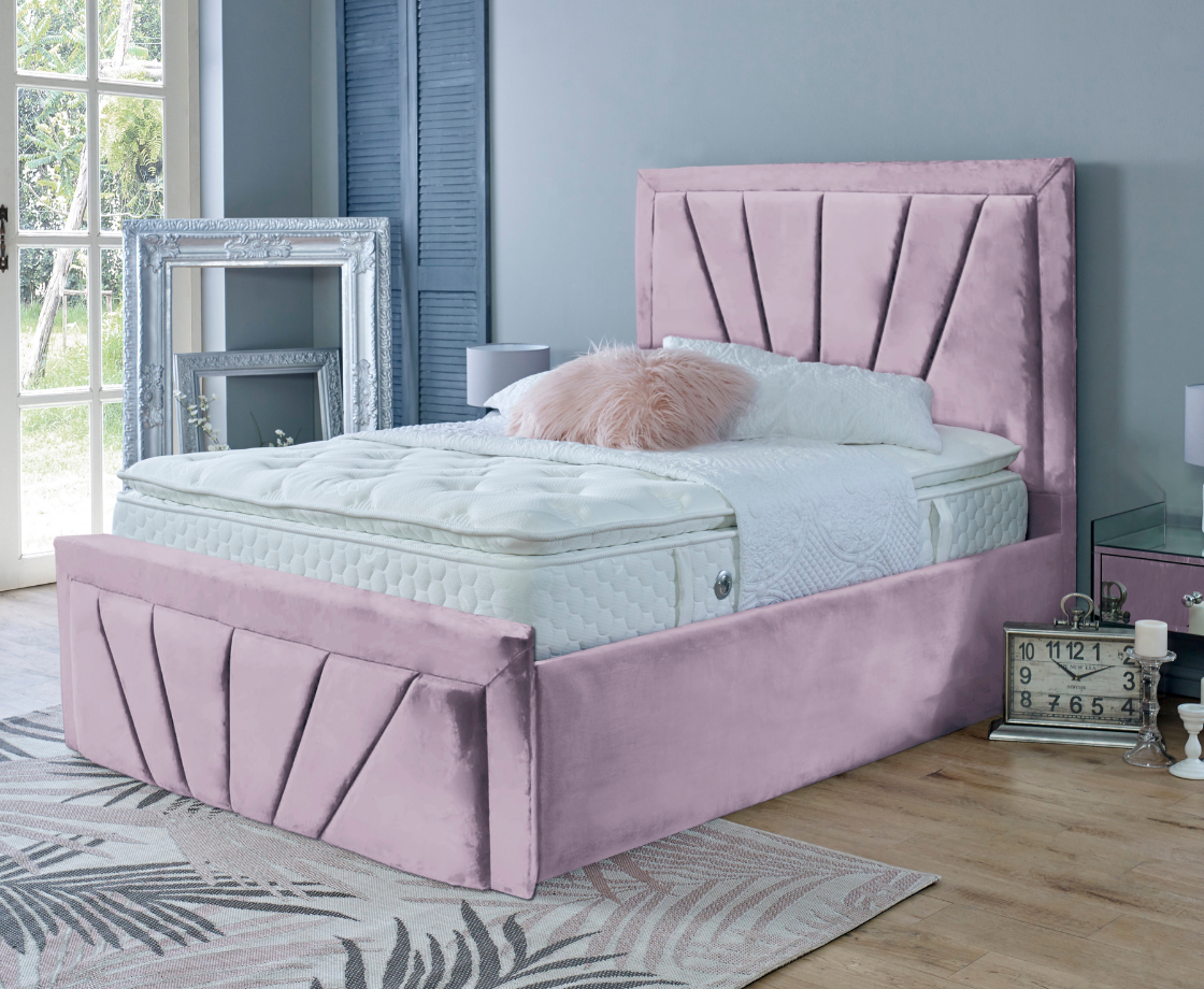 Starry 4ft Small Double Ottoman Bed Frame