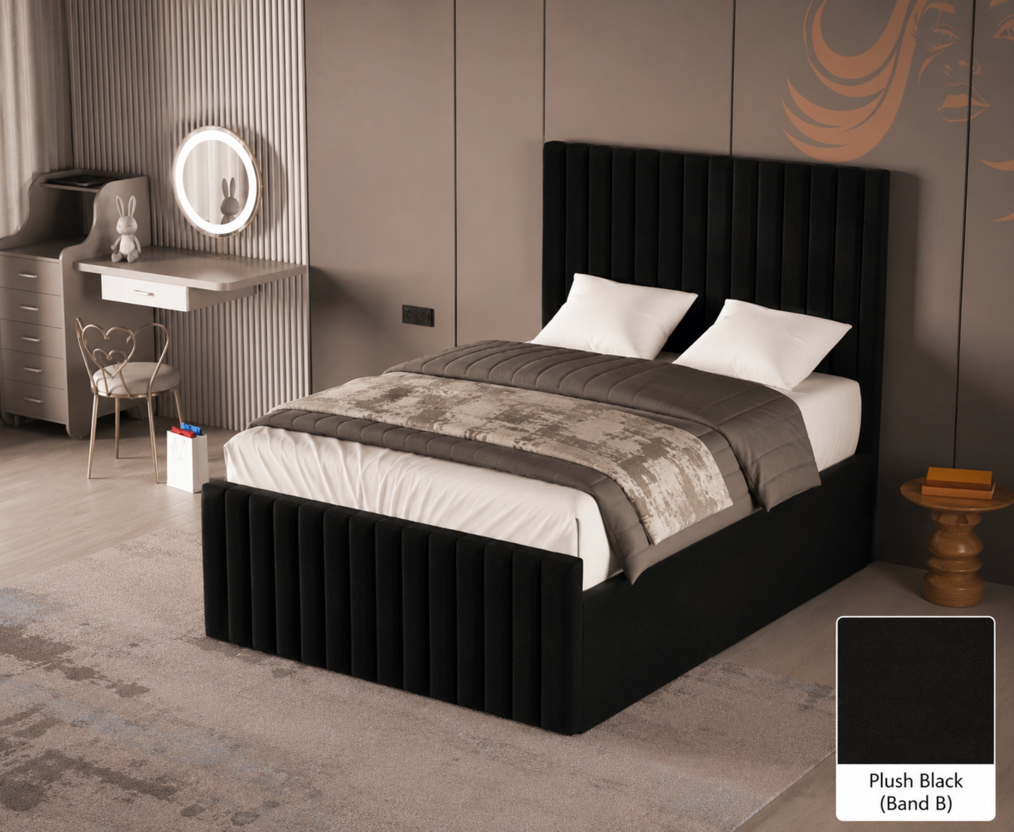 Storie 4ft6 Small Double Bed Frame