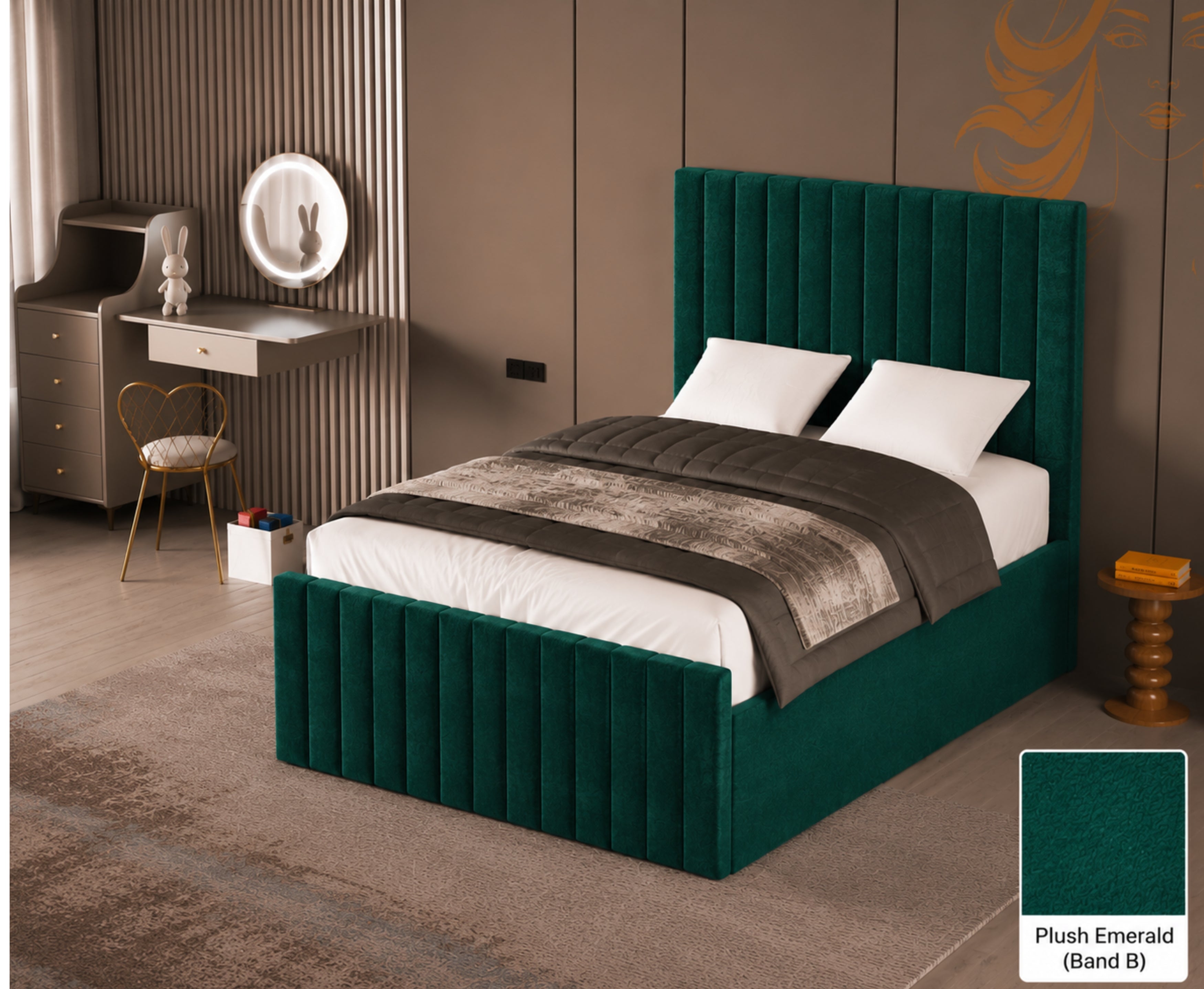 Storie 4ft Double Bed Frame