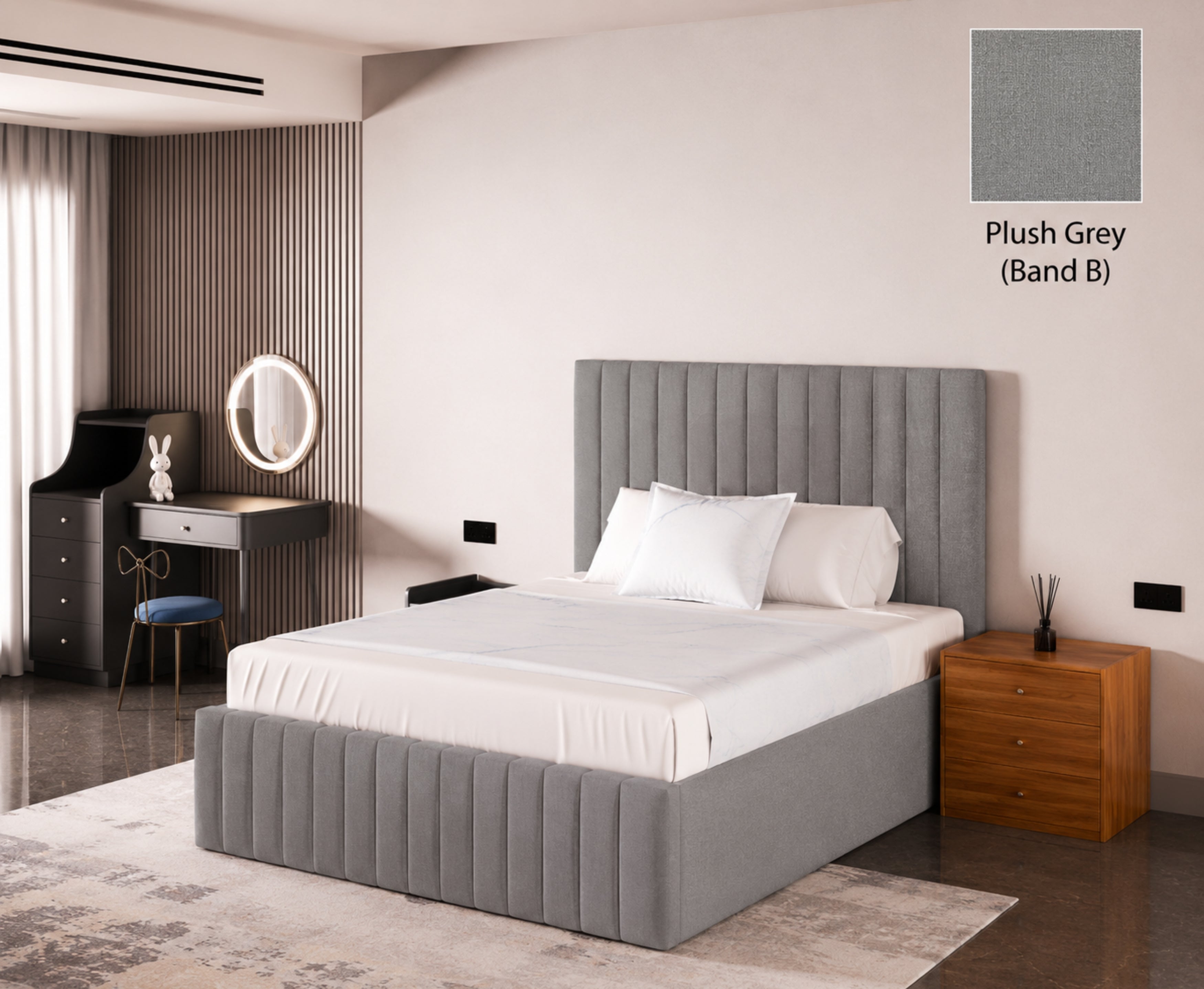 Turin 4ft 6 Ottoman Bed Frame