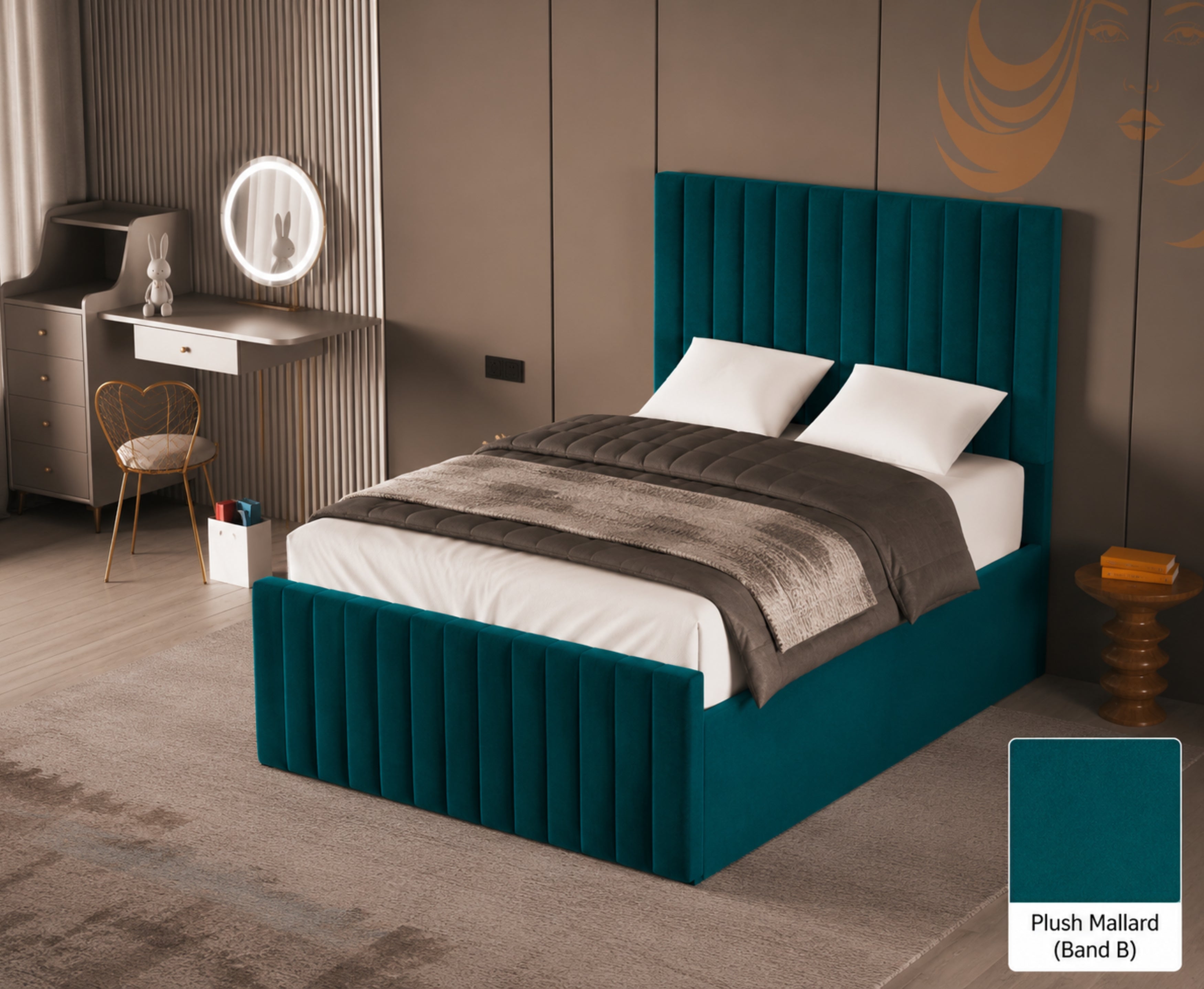 Storie 4ft6 Small Double Bed Frame