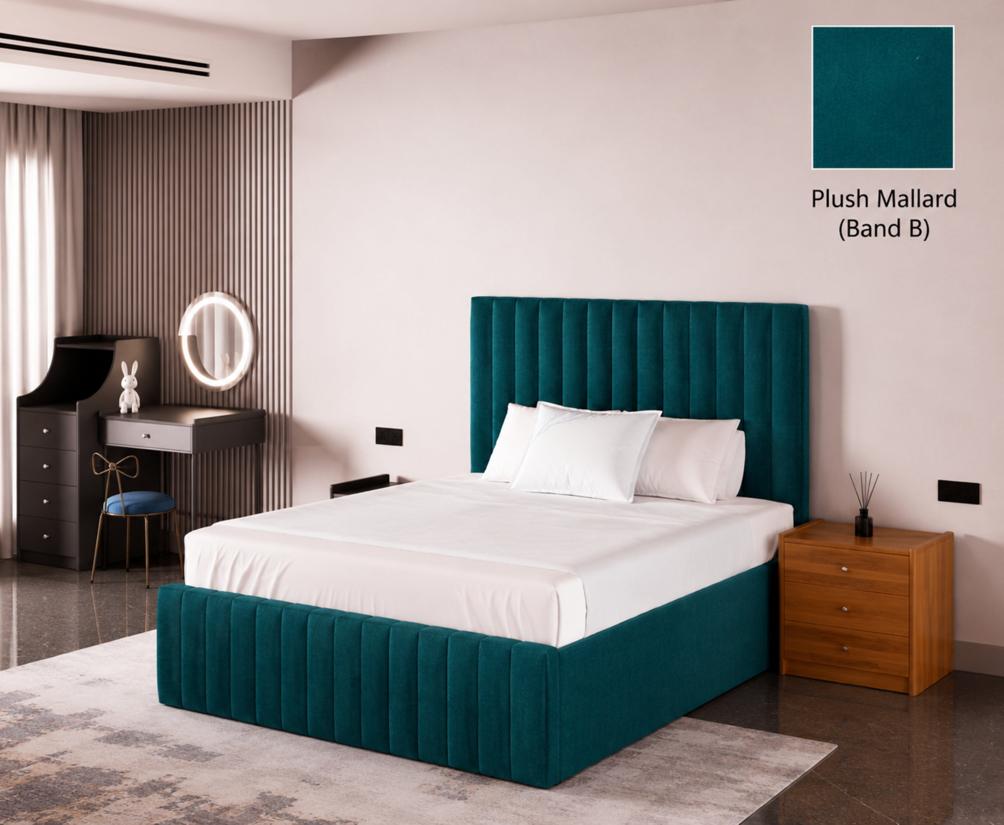 Turin 4ft 6 Ottoman Bed Frame