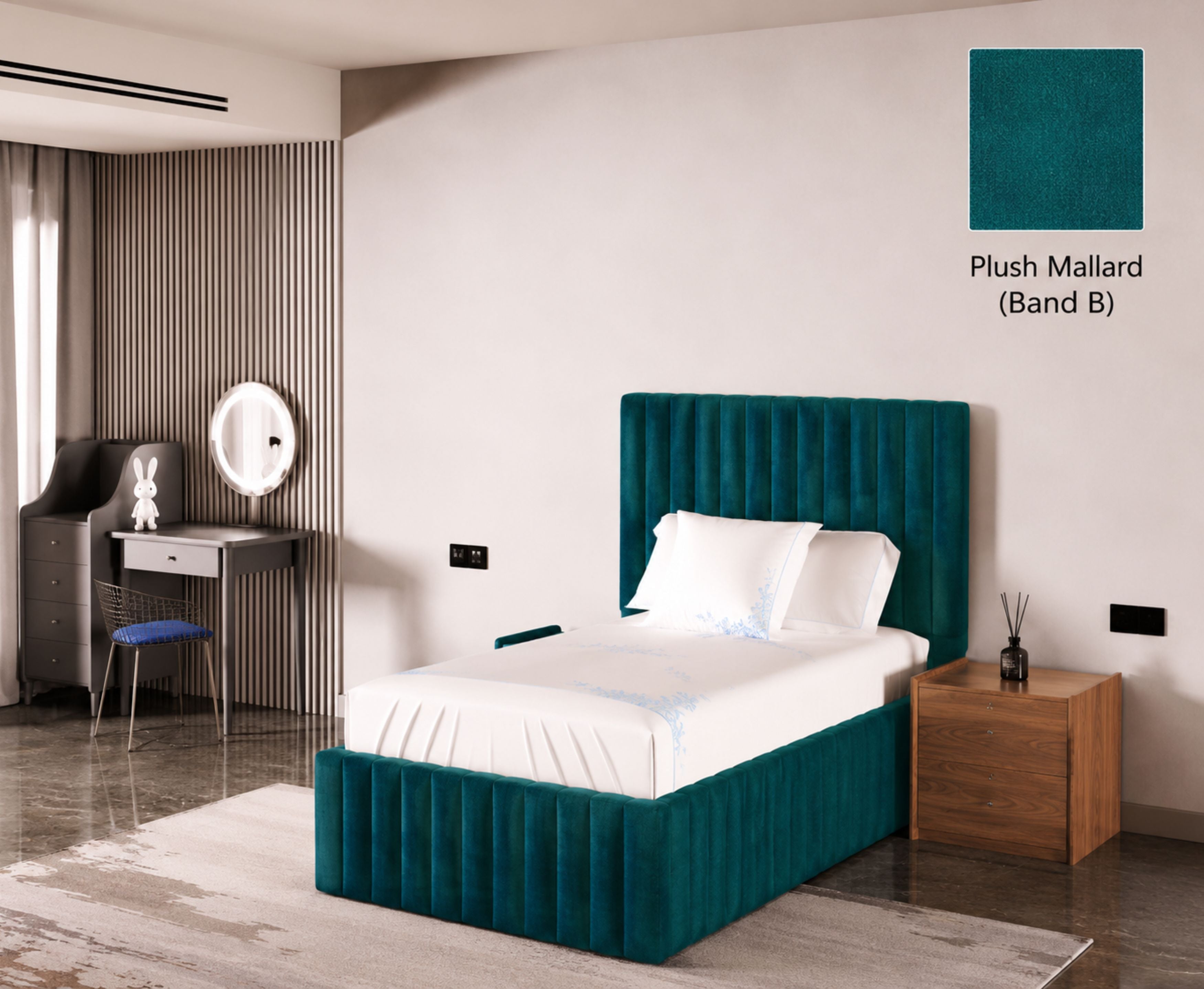 Turin 3ft Single Bed Frame