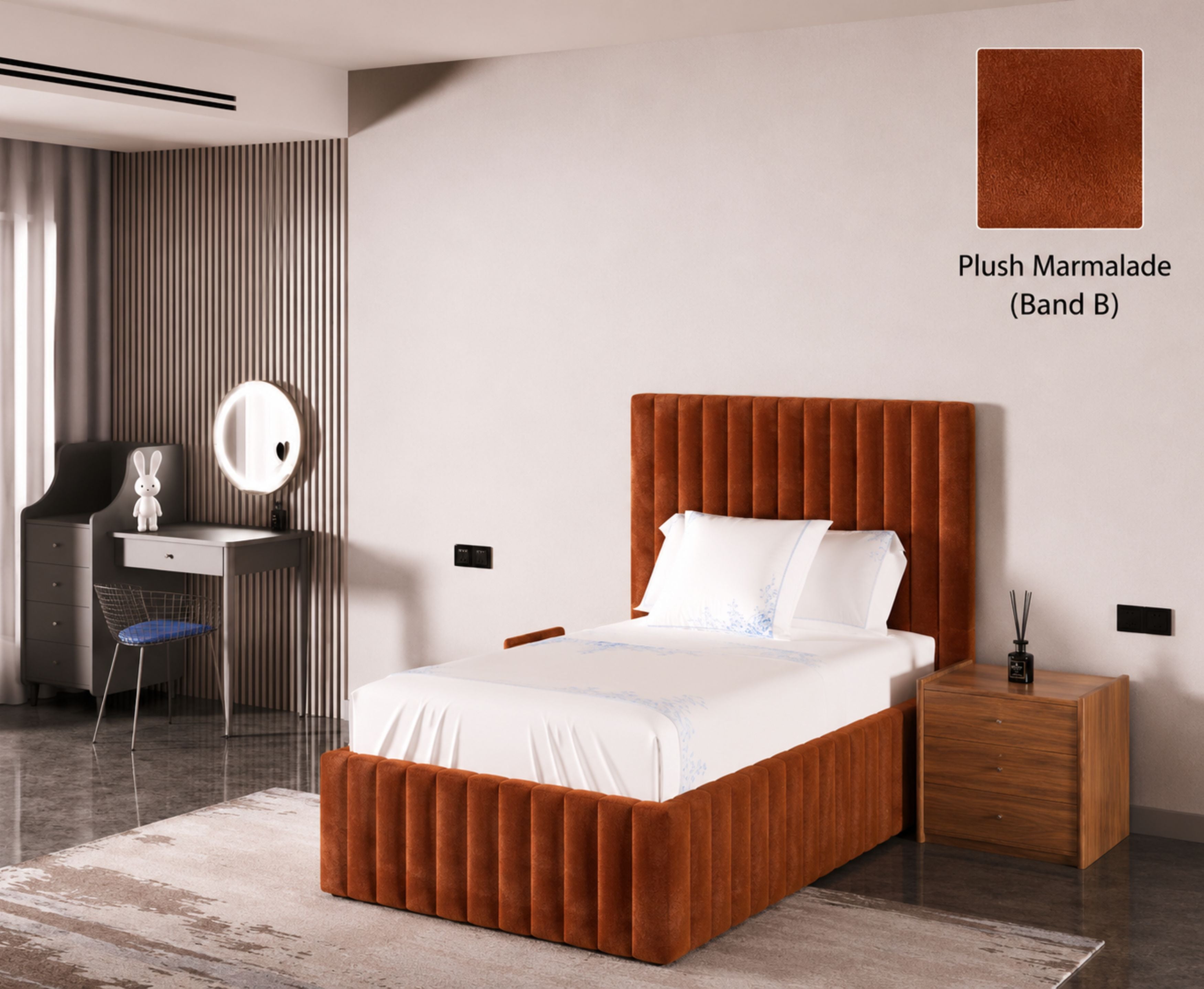 Turin 3ft Single Ottoman Bed Frame