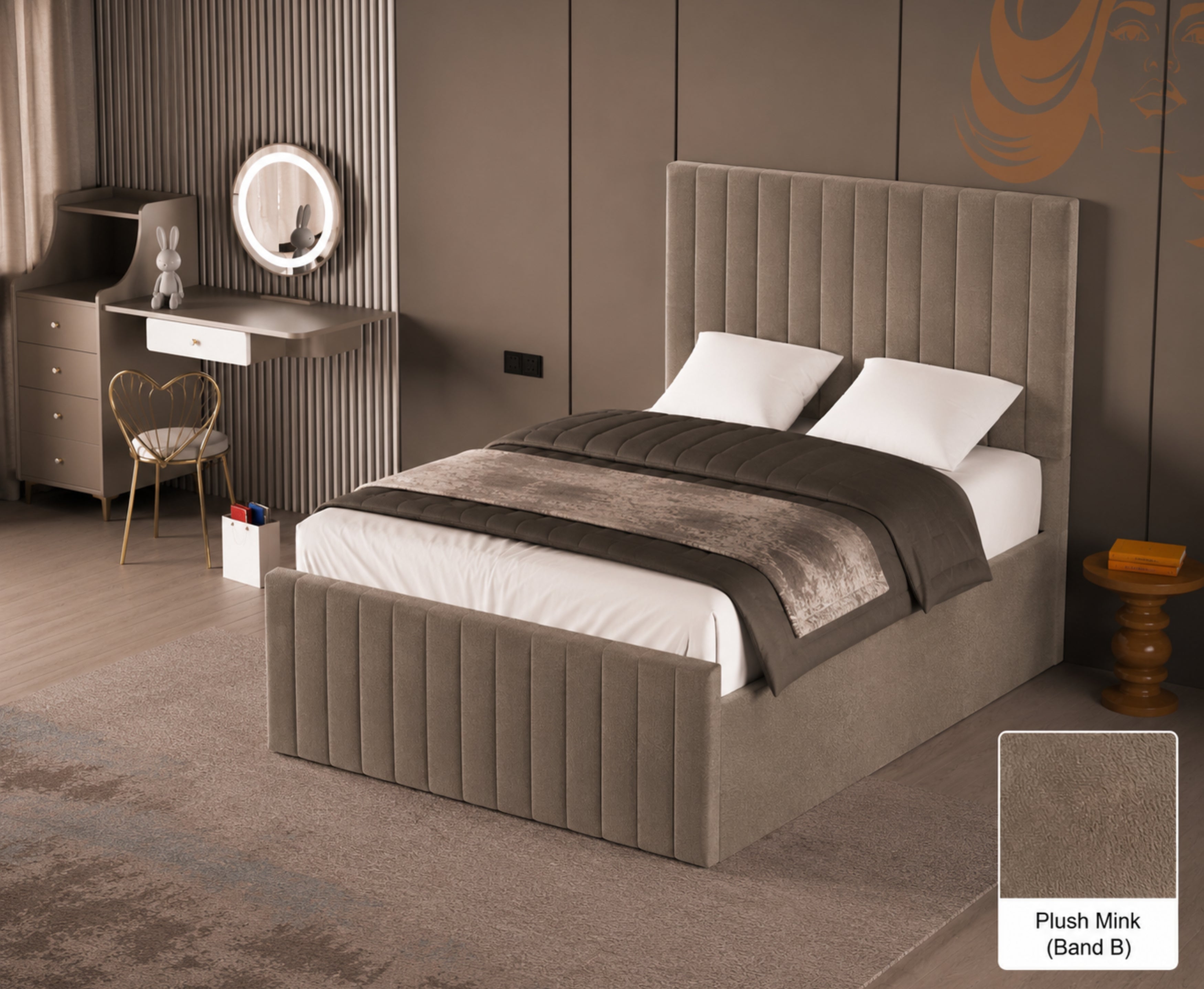Storie 4ft6 Ottoman Bed Frame