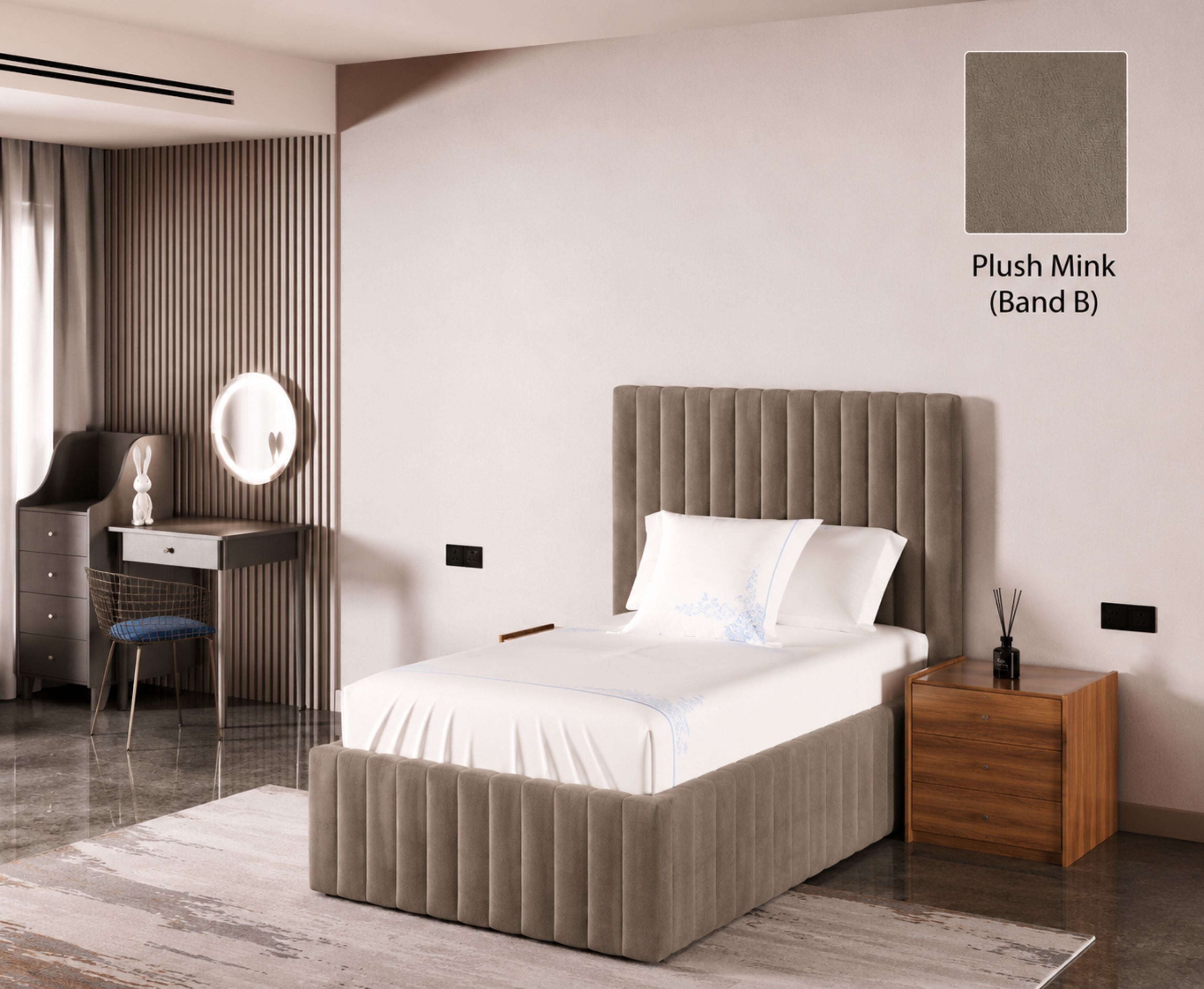 Turin 3ft Single Bed Frame