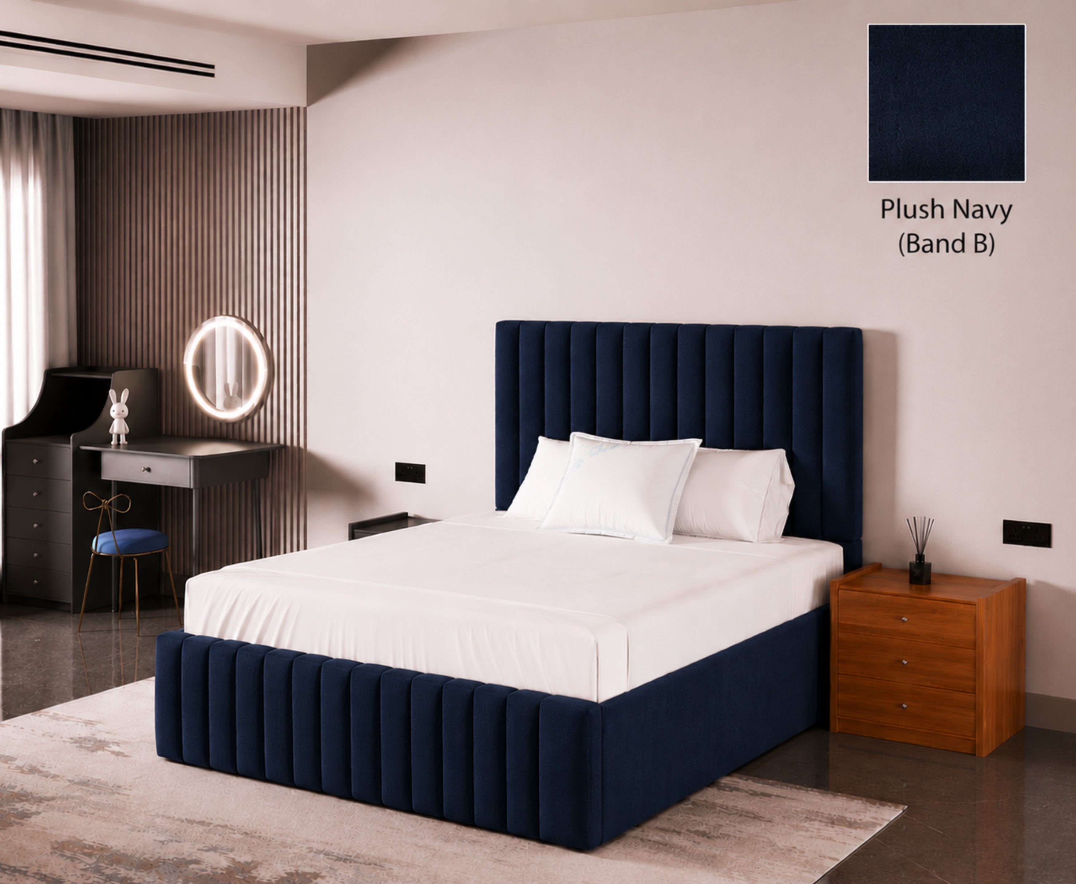 Turin 5ft Kingsize Ottoman Bed Frame