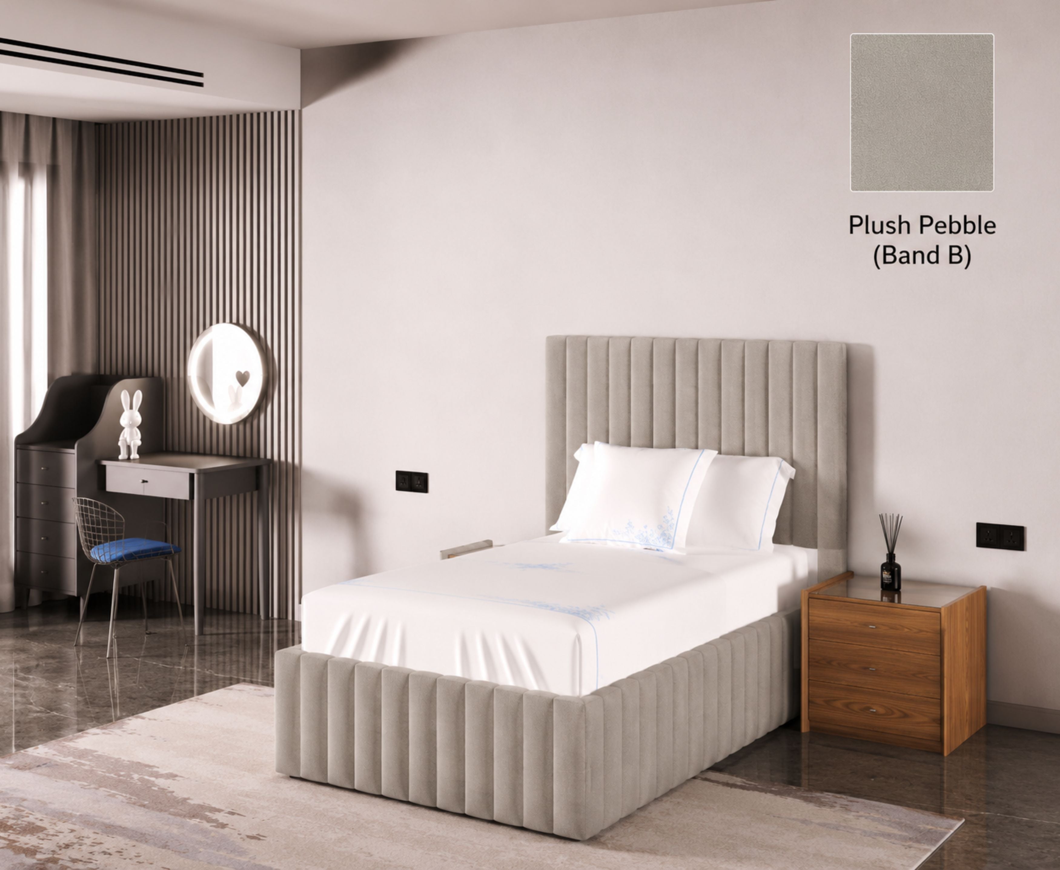 Turin 3ft Single Bed Frame
