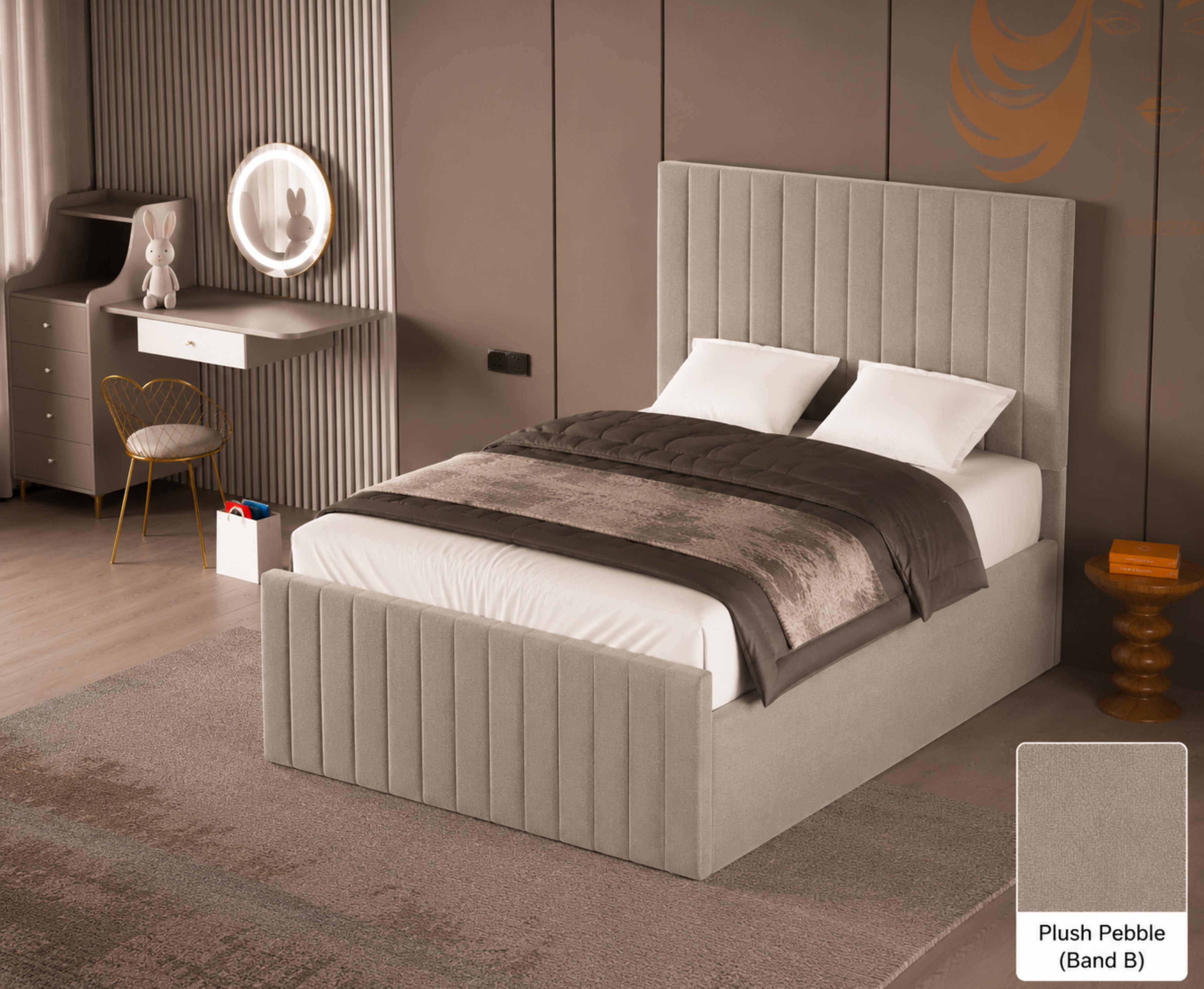 Storie 4ft6 Ottoman Bed Frame