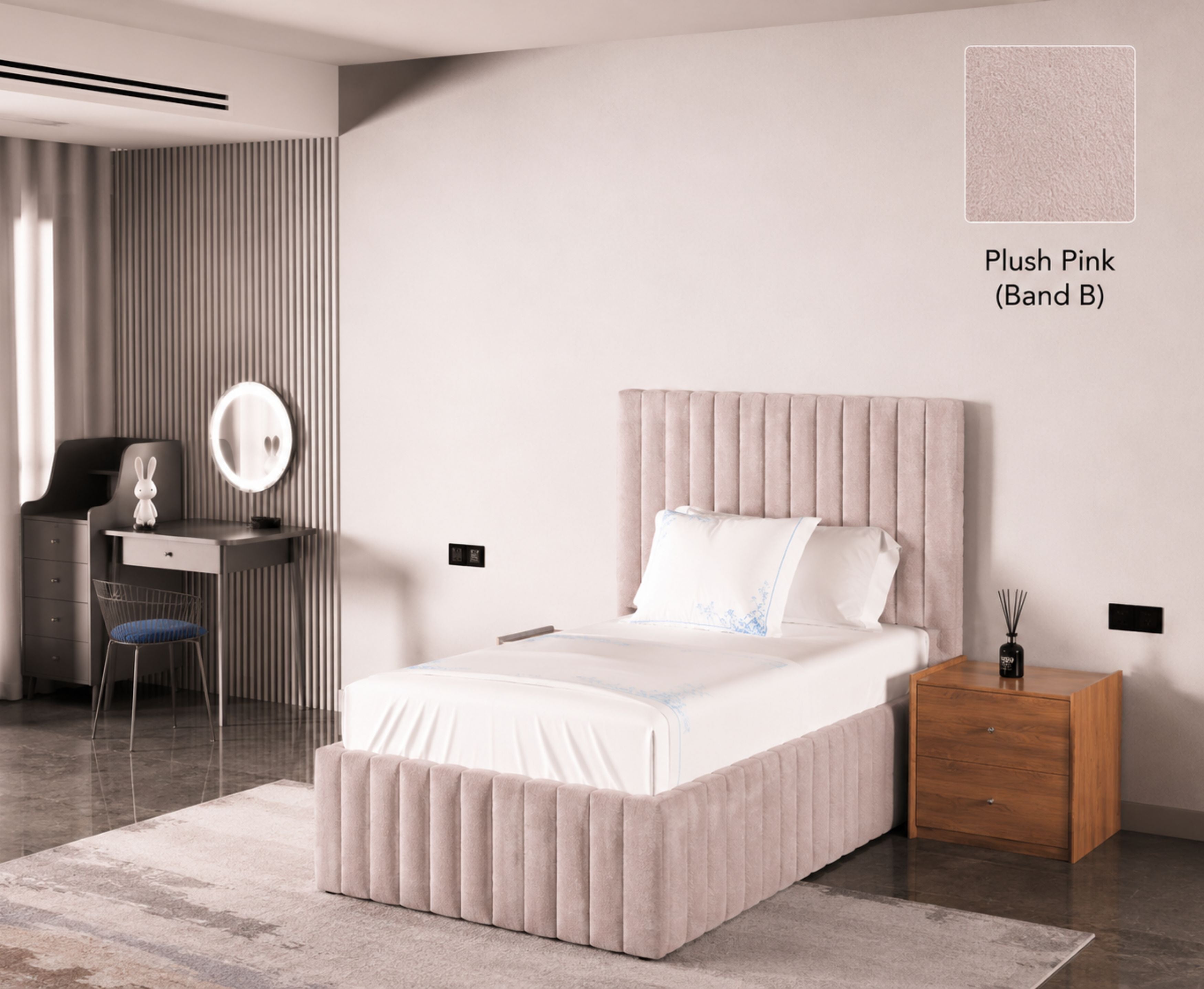 Turin 3ft Single Ottoman Bed Frame