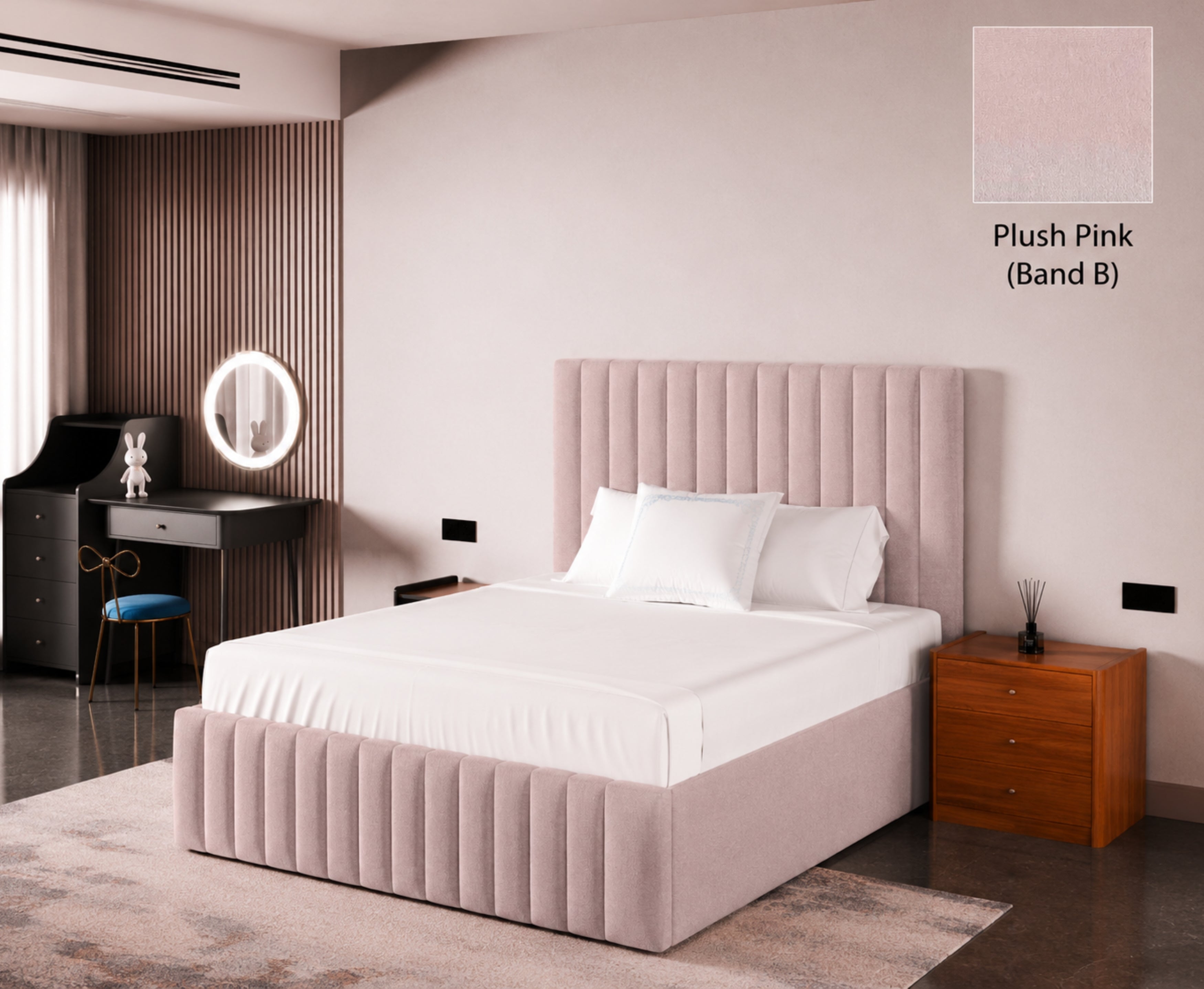 Turin 4ft 6 Ottoman Bed Frame