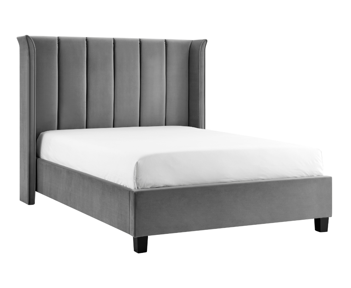 Polaris 4ft6 Double Bed Frame - Silver