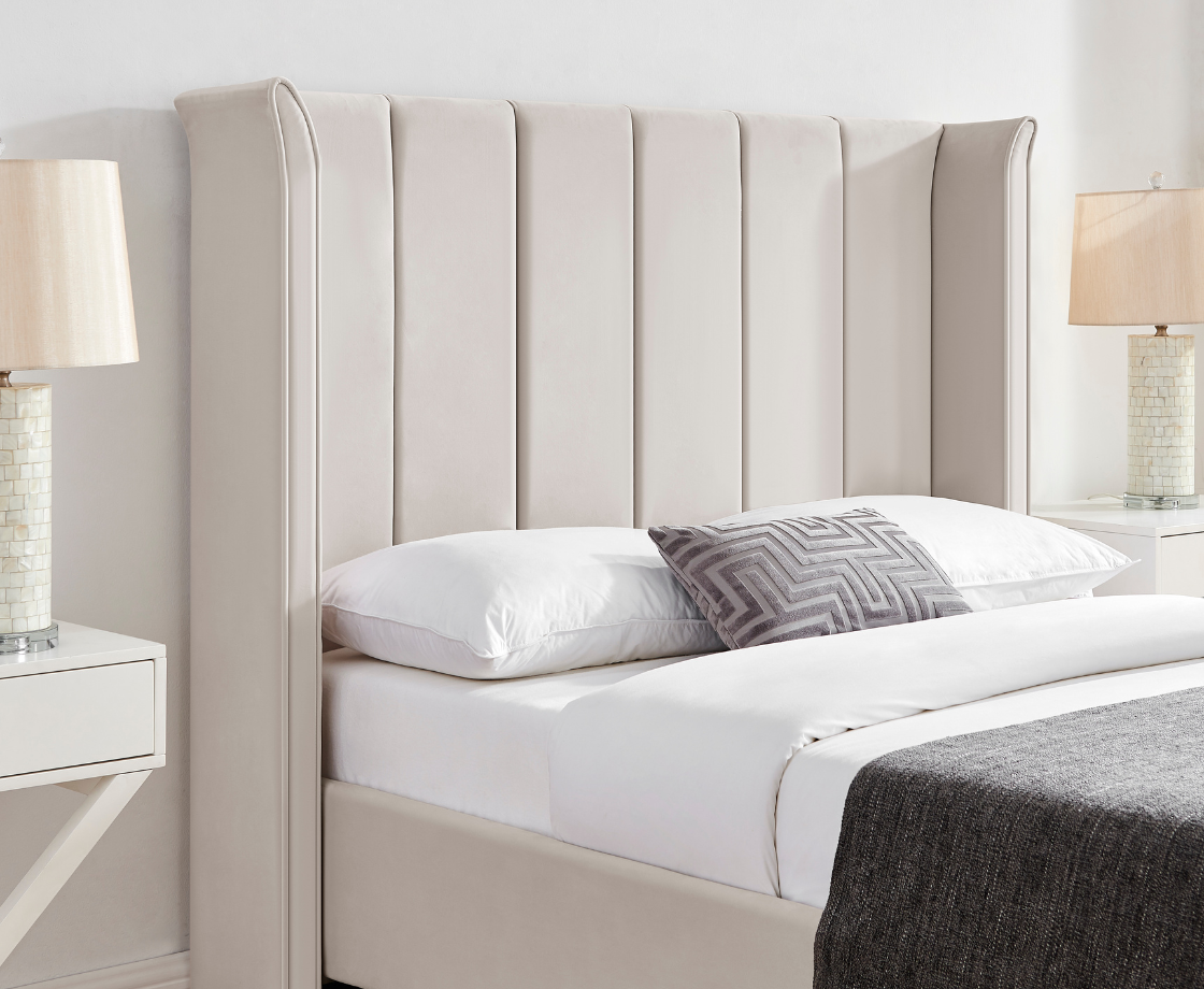 Polaris 5ft Kingsize Bed Frame - Beige