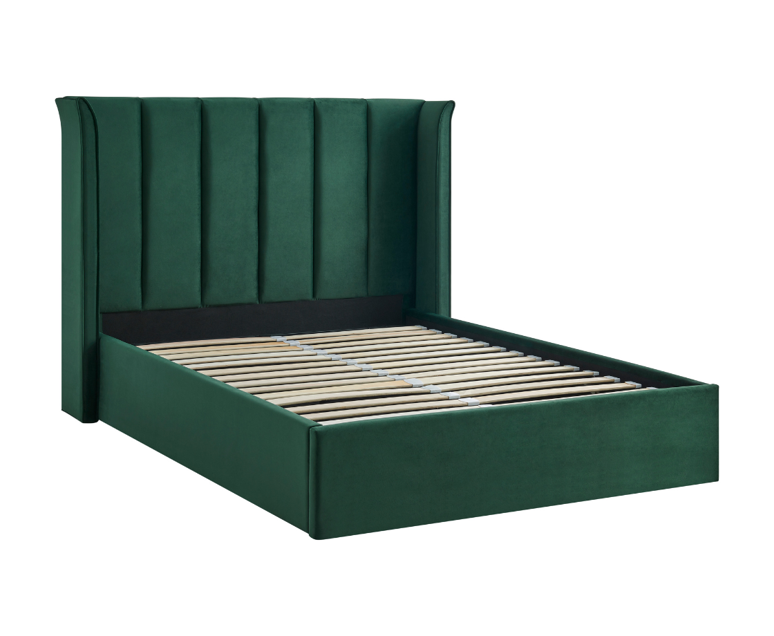 Polaris 4ft6 Double Ottoman Bed Frame - Emerald