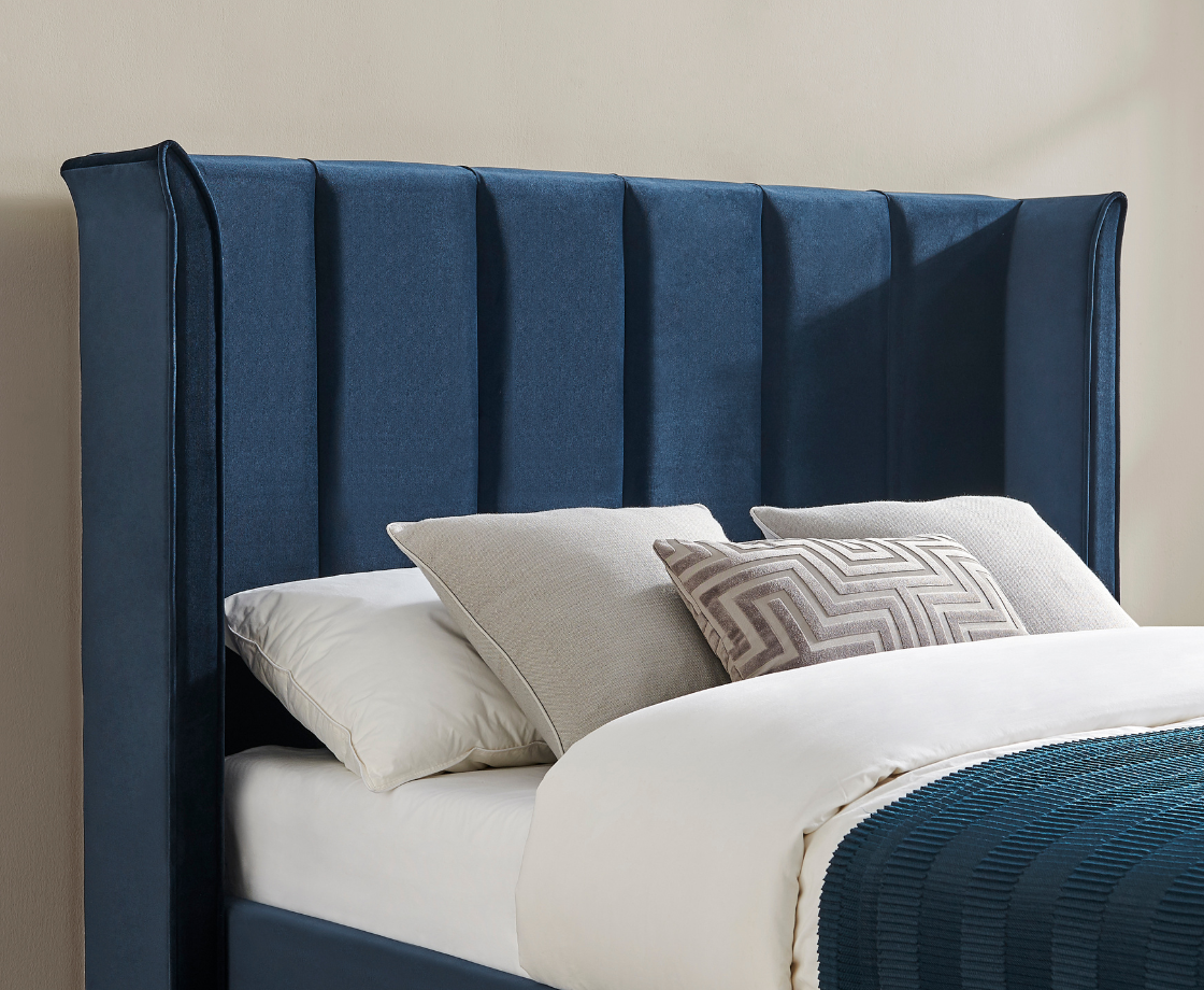 Polaris 4ft6 Double Ottoman Bed Frame - Navy