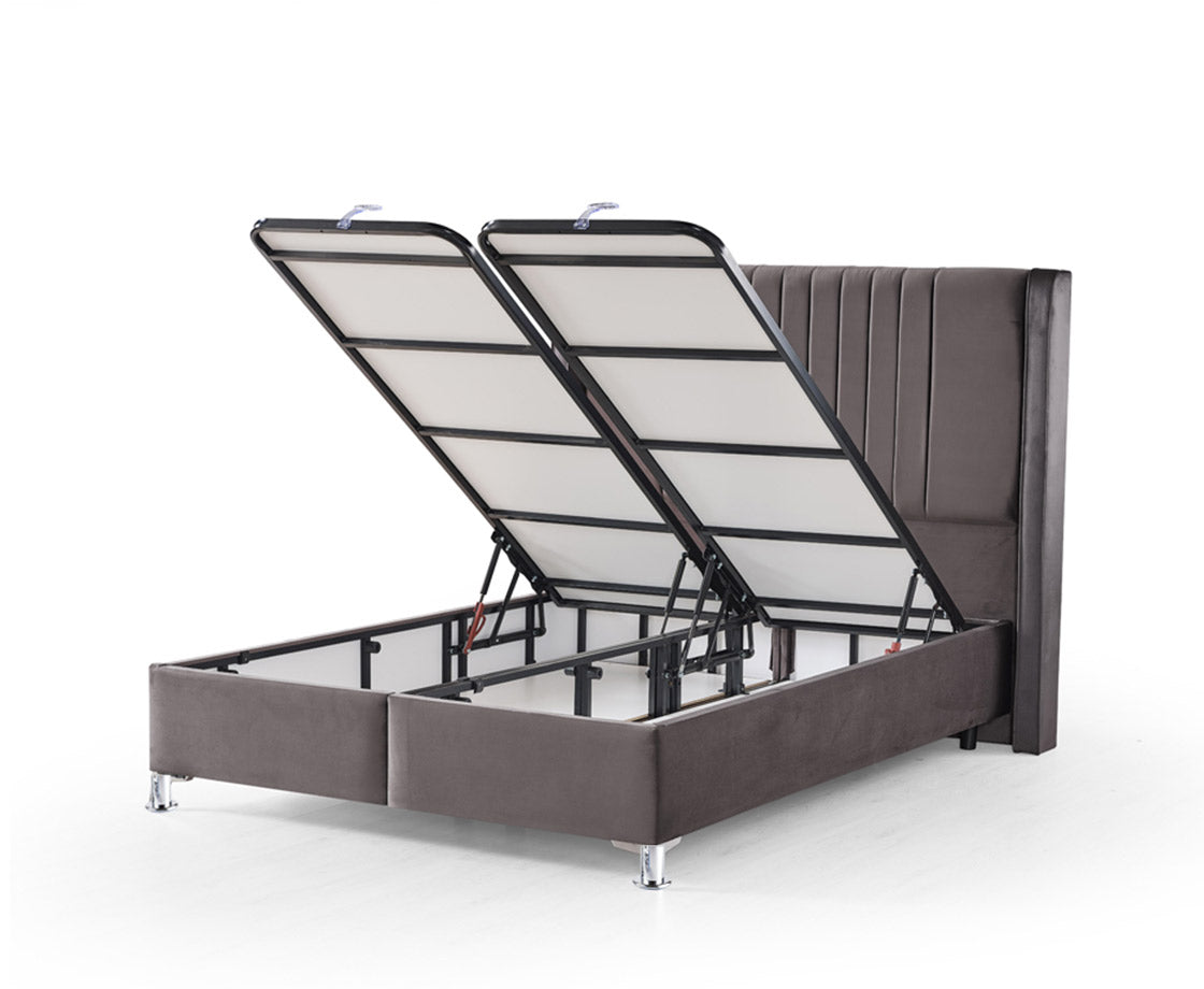 4ft 6 Double Ottoman Bed Set