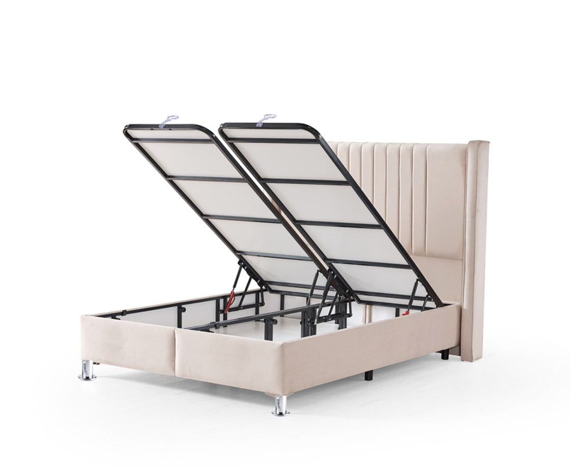 5ft Kingsize Ottoman Bed Set