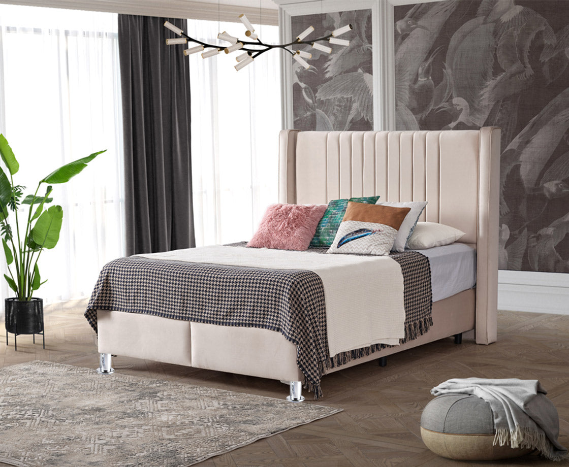 5ft Kingsize Ottoman Bed Set