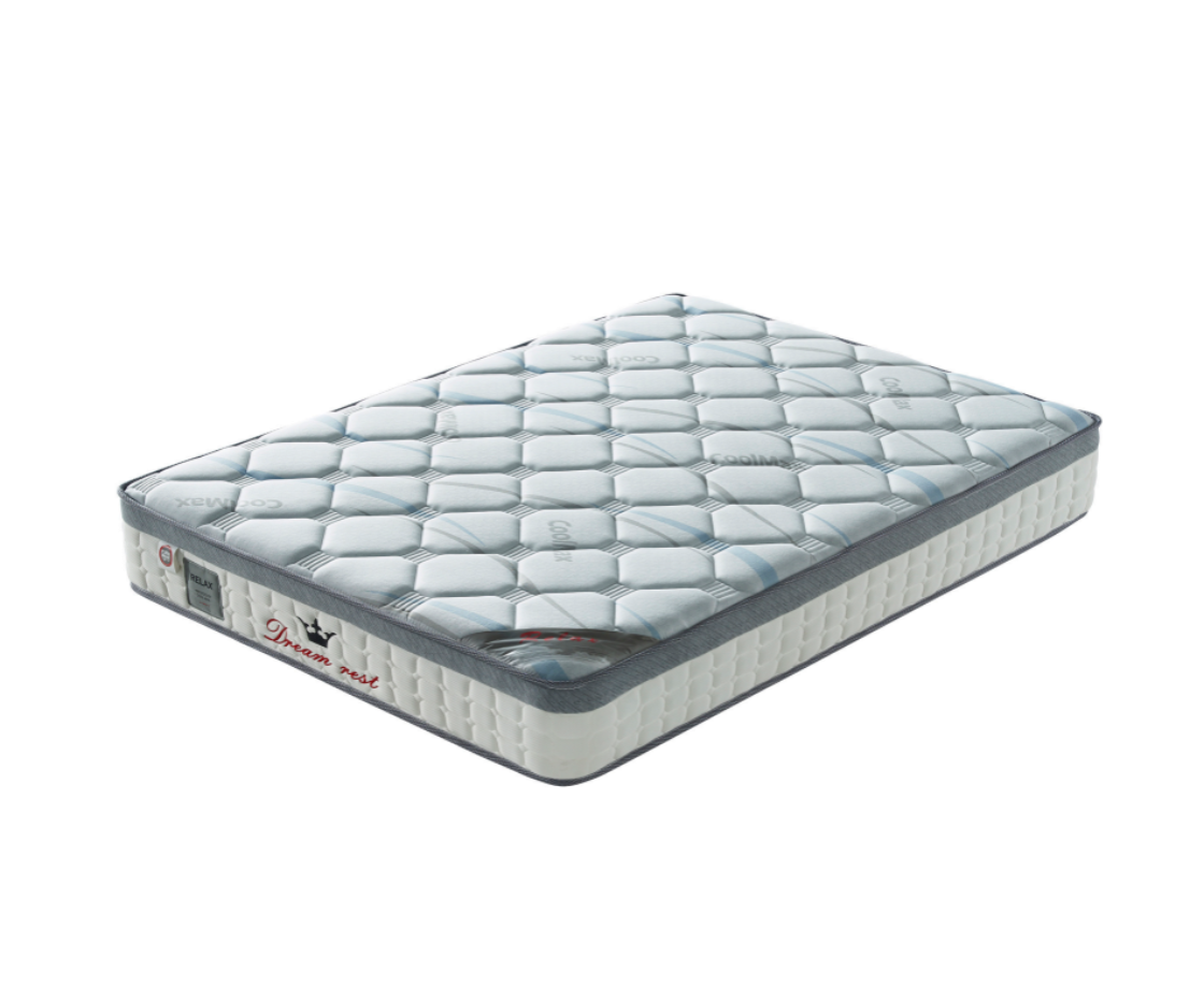 Relax 4ft6 Double Mattress - White