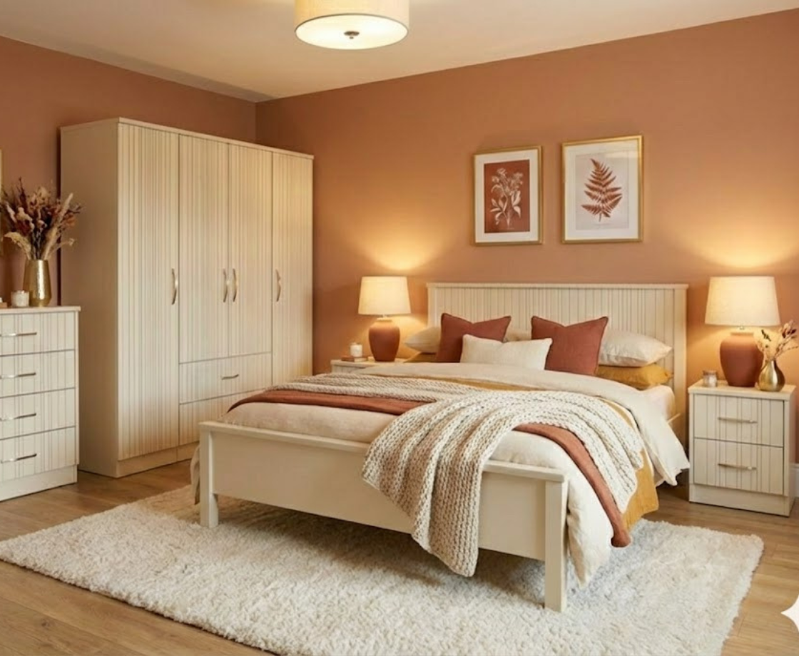 Rhee 1 Door Robe Hanging - Ivory