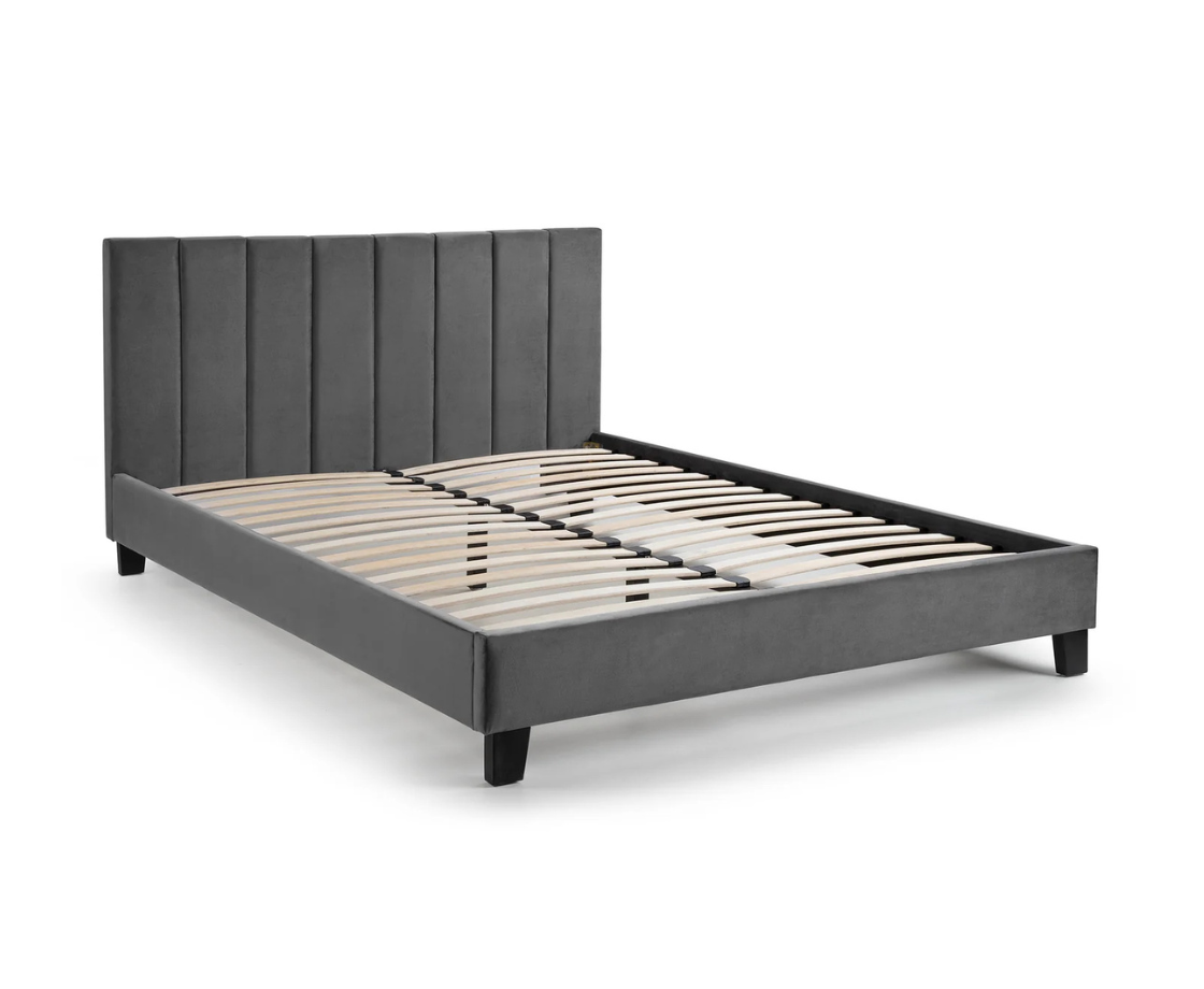 Rosa 5ft Kingsize Bed Frame - Grey