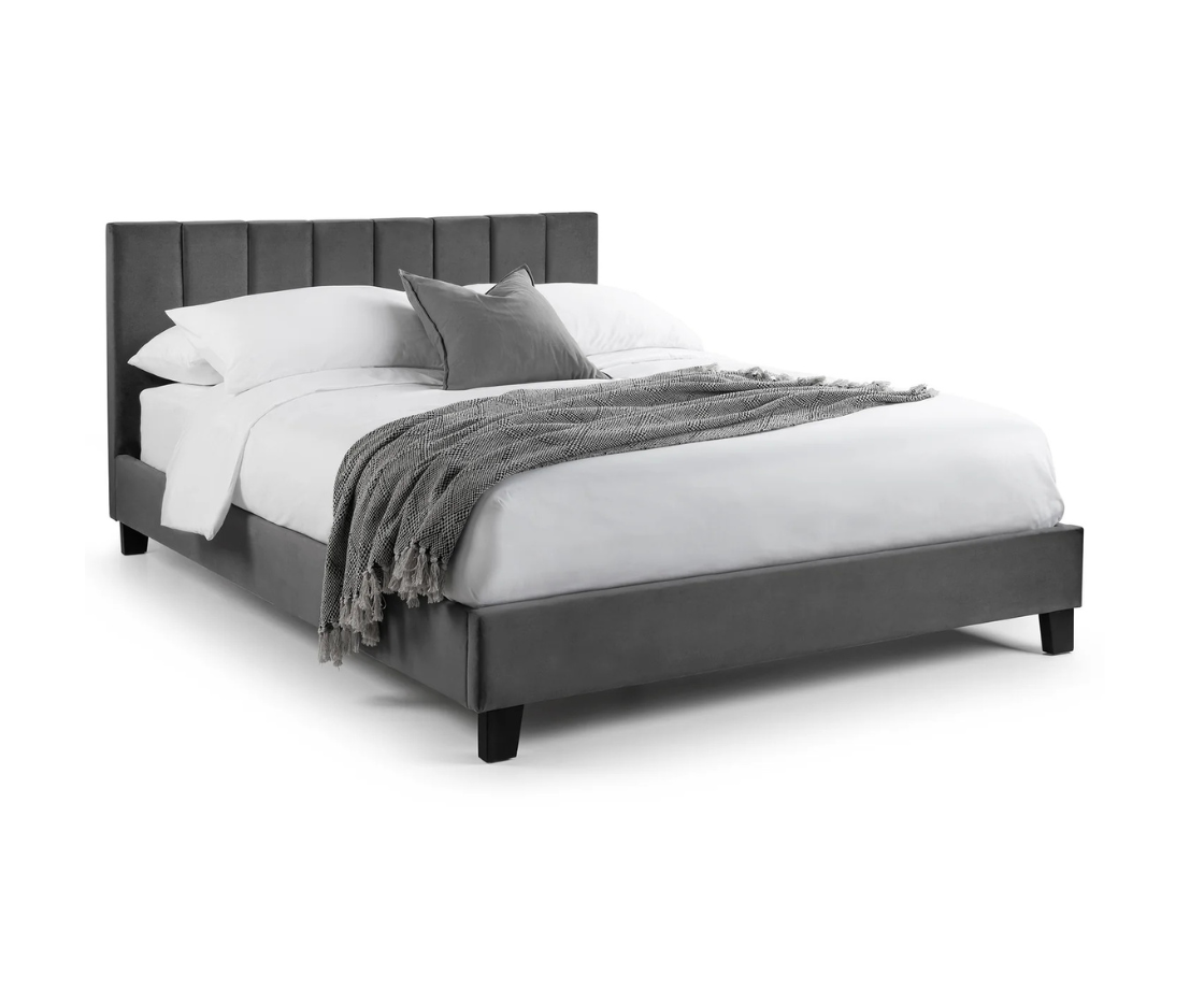 Rosa 5ft Kingsize Bed Frame - Grey