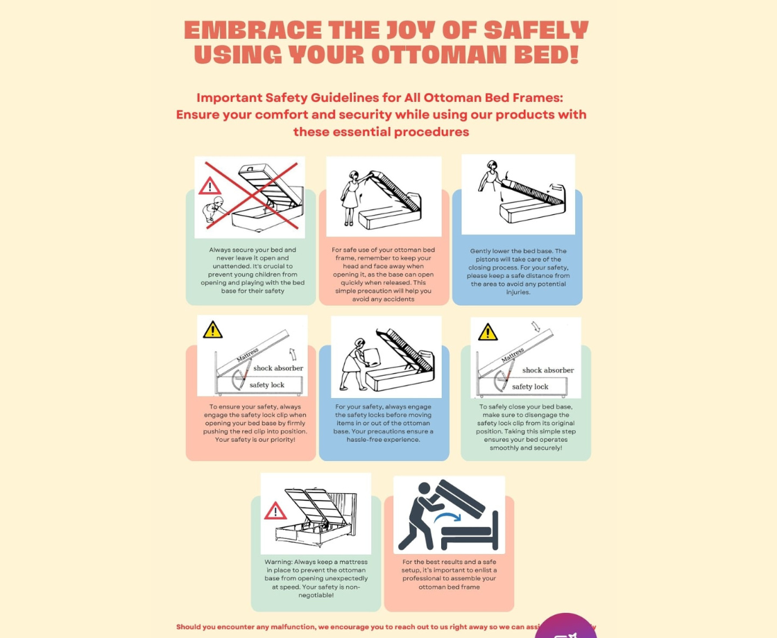 Jessica 4ft6 Ottoman Bed - Beige