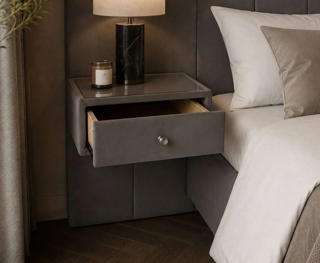 Sloane 5ft Kingsize Bed - Grey