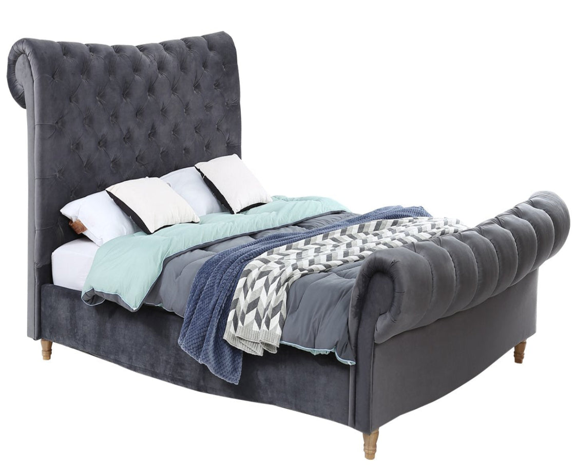Sloane 6ft Superking Bed Frame - Grey