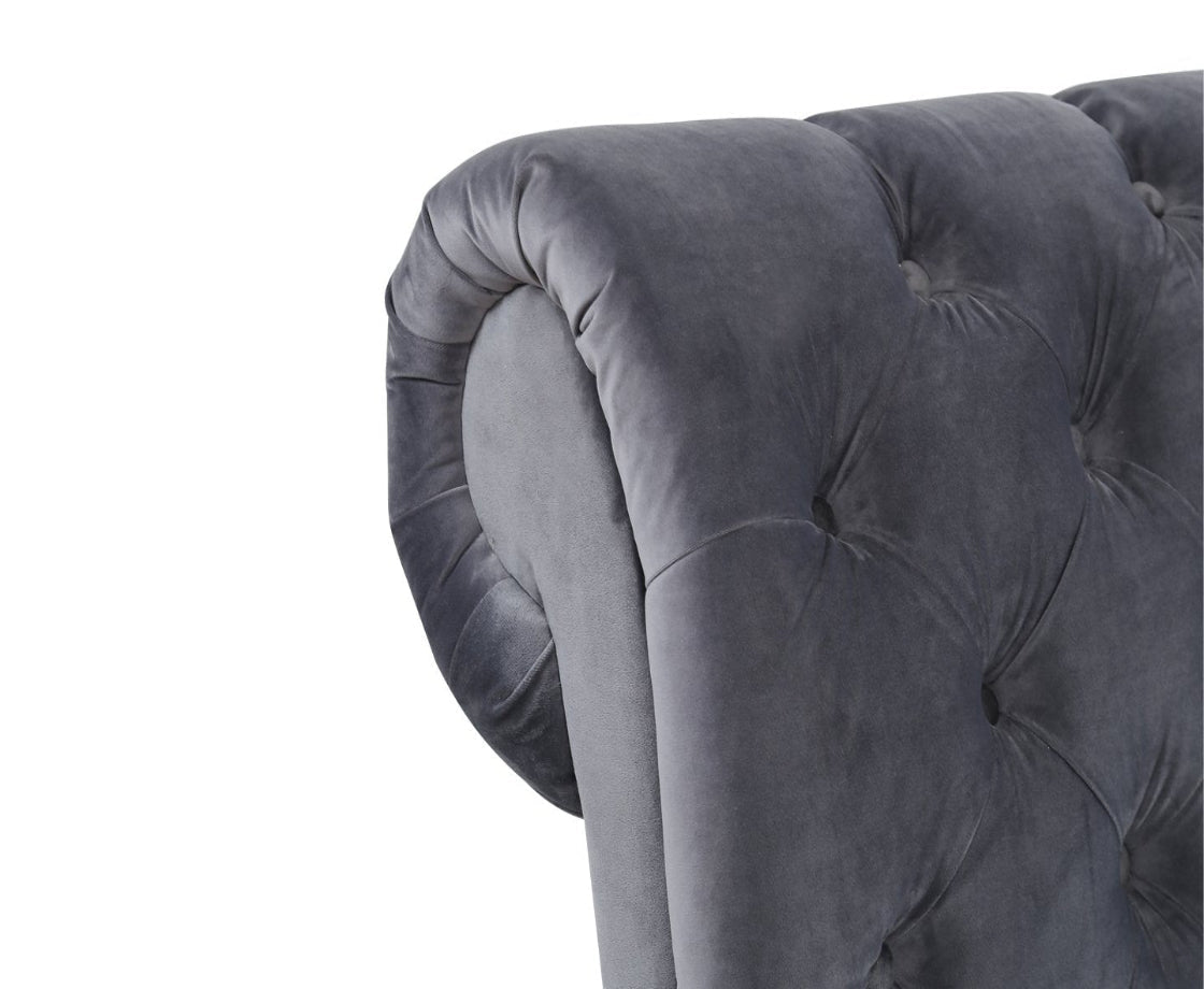 Sloane Grey 5Ft Kingsize Frame - Grey
