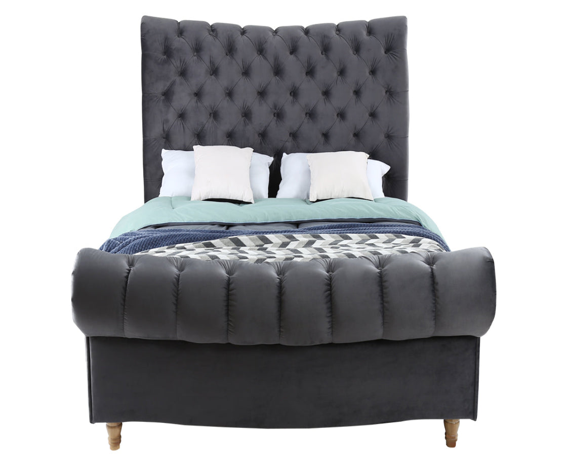 Sloane 6ft Superking Bed Frame - Grey