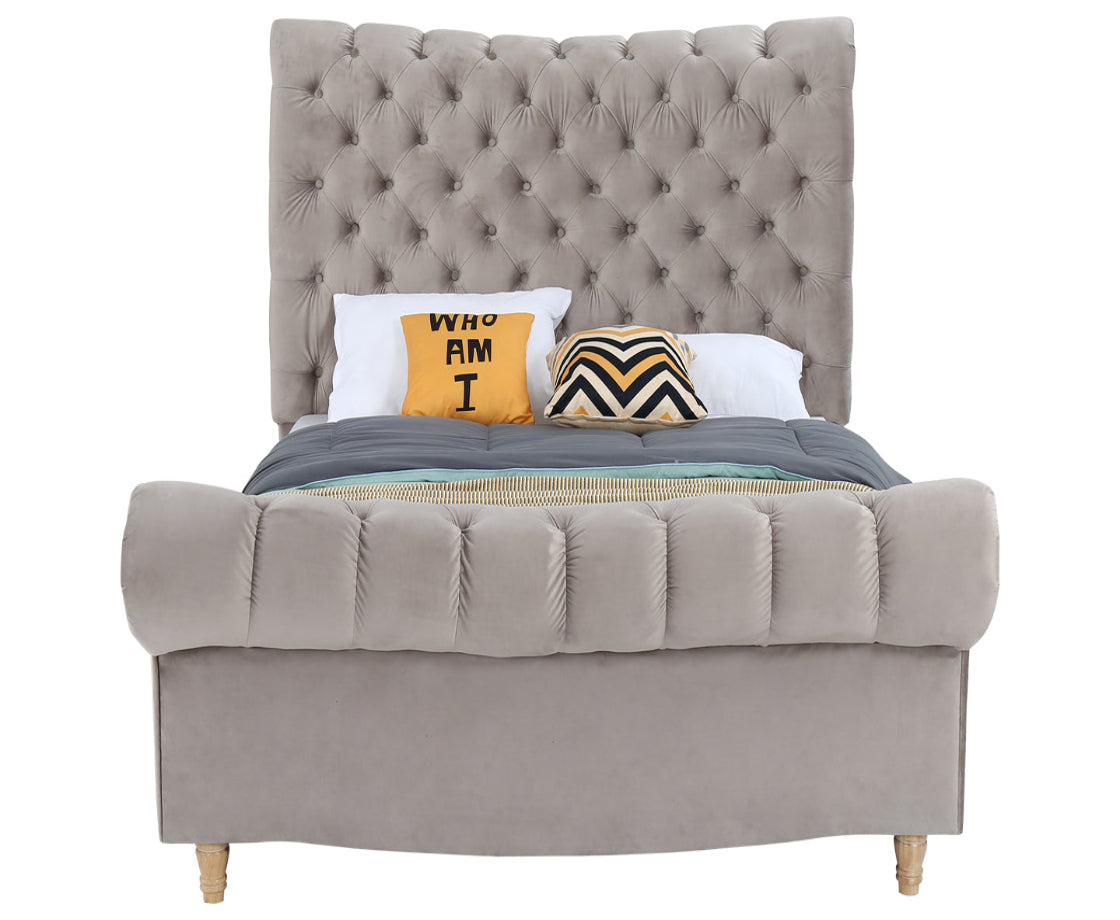 Sloane 4ft 6 Double Bed Frame - Grey