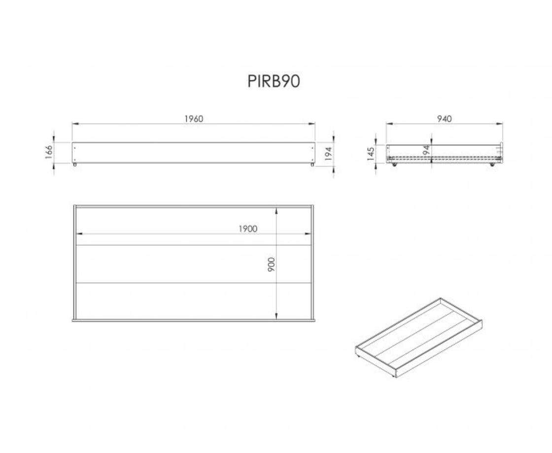 Snowy Family Bed  - White