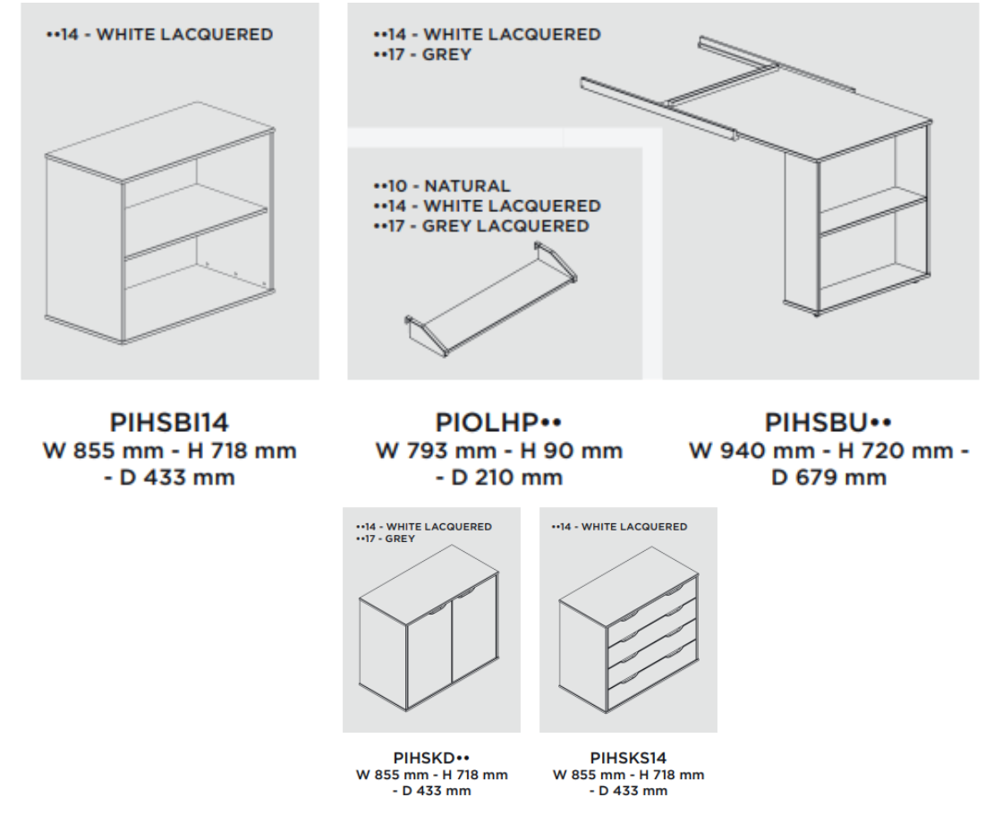 Snowy Midsleeper with Slanted Ladder - White