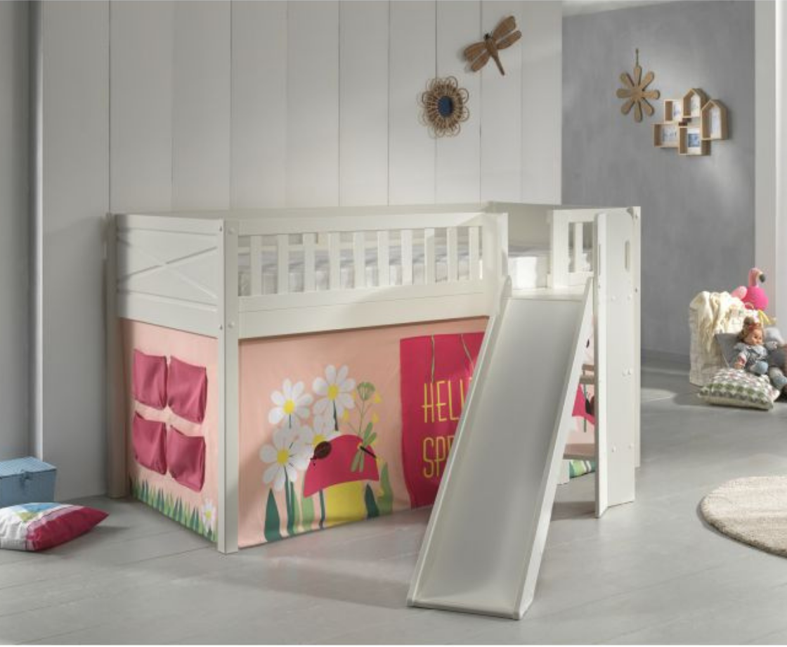 Snowy Midsleeper with Angle Slide - White