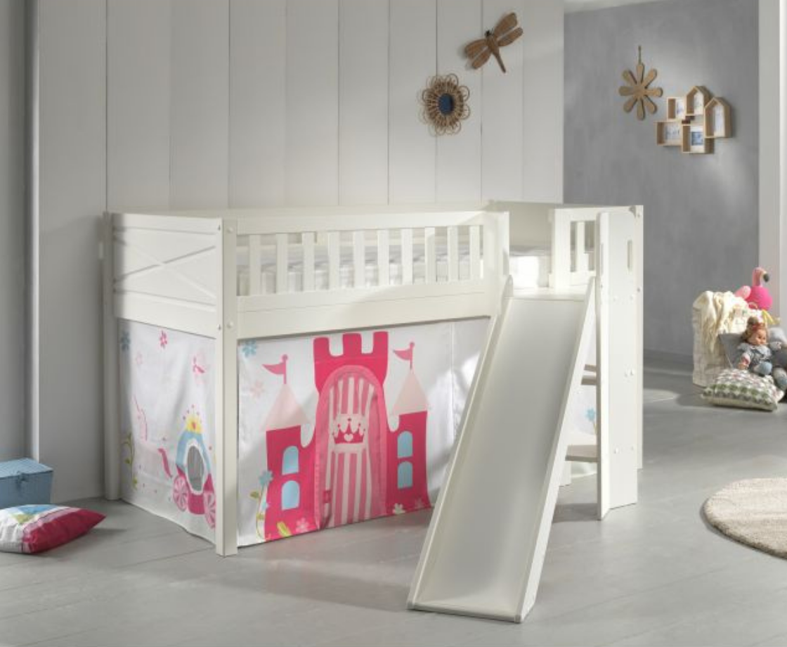 Snowy Midsleeper with Angle Slide - White