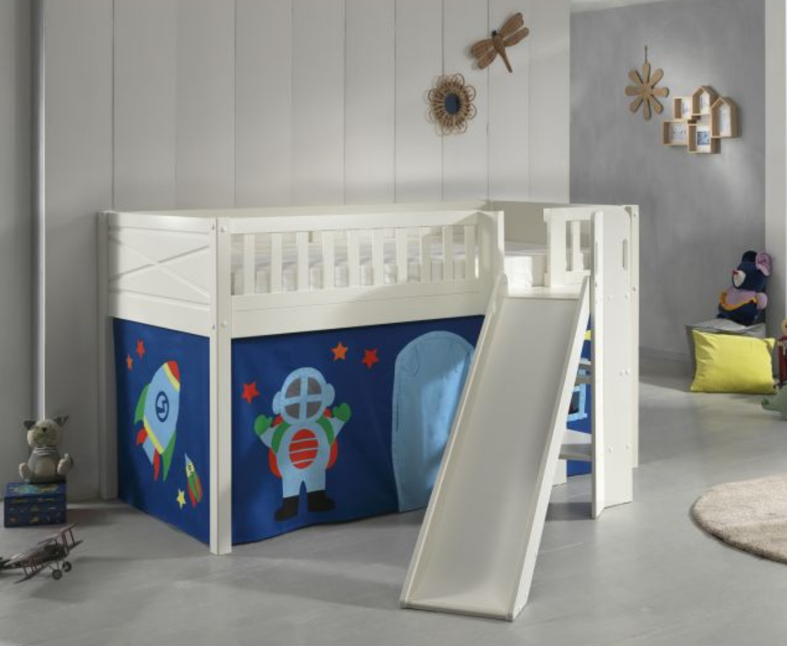 Snowy Midsleeper with Angle Slide - White
