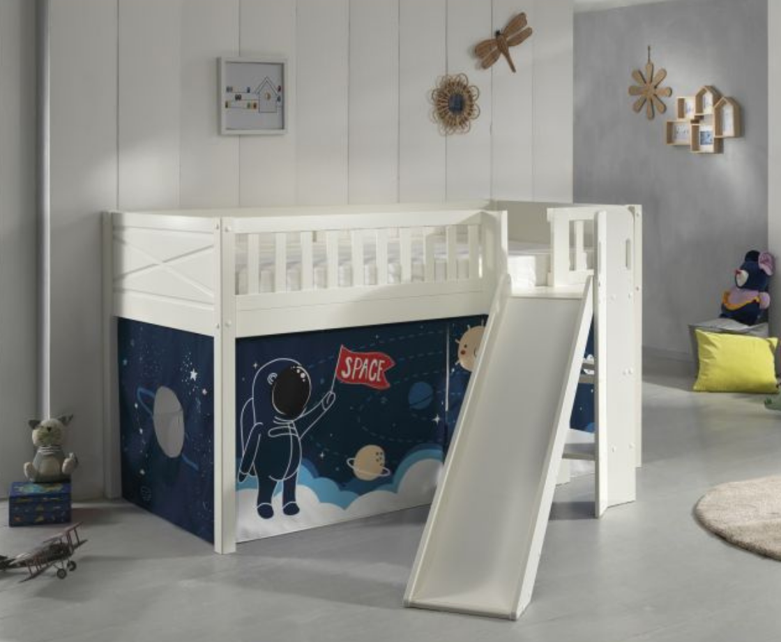 Snowy Midsleeper with Angle Slide - White