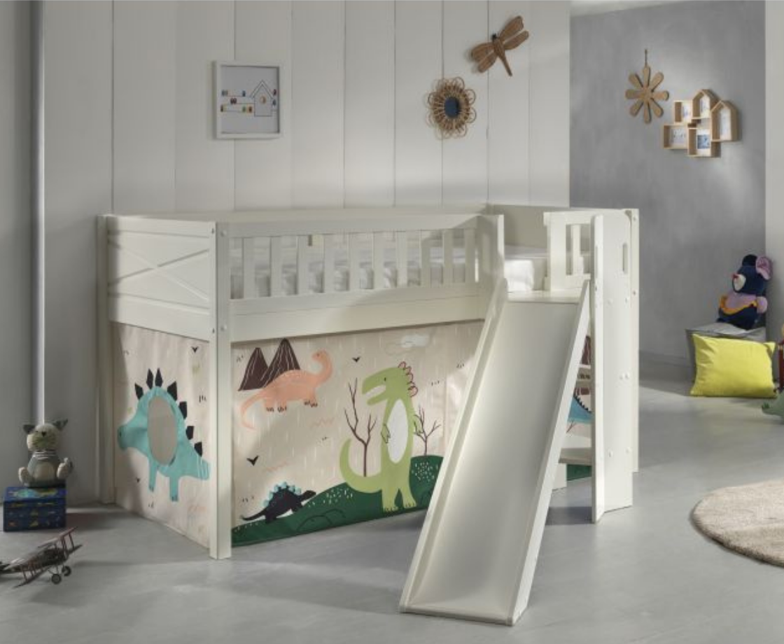 Snowy Midsleeper with Angle Slide - White