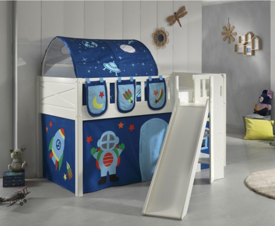 Snowy Midsleeper with Angle Slide - White