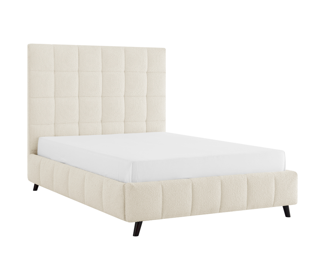 Starla 4ft6 Double Bed Frame - Ivory