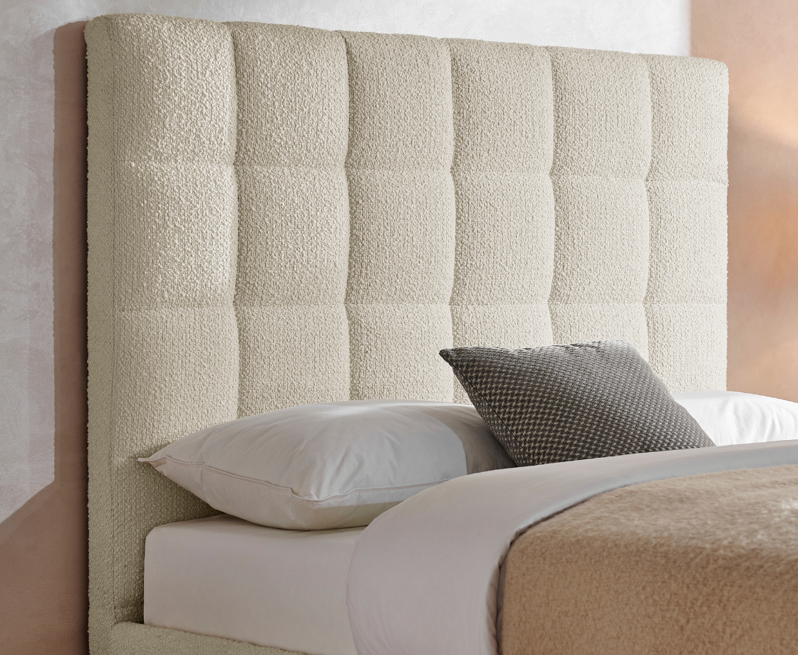 Starla 4ft6 Double Bed Frame - Ivory