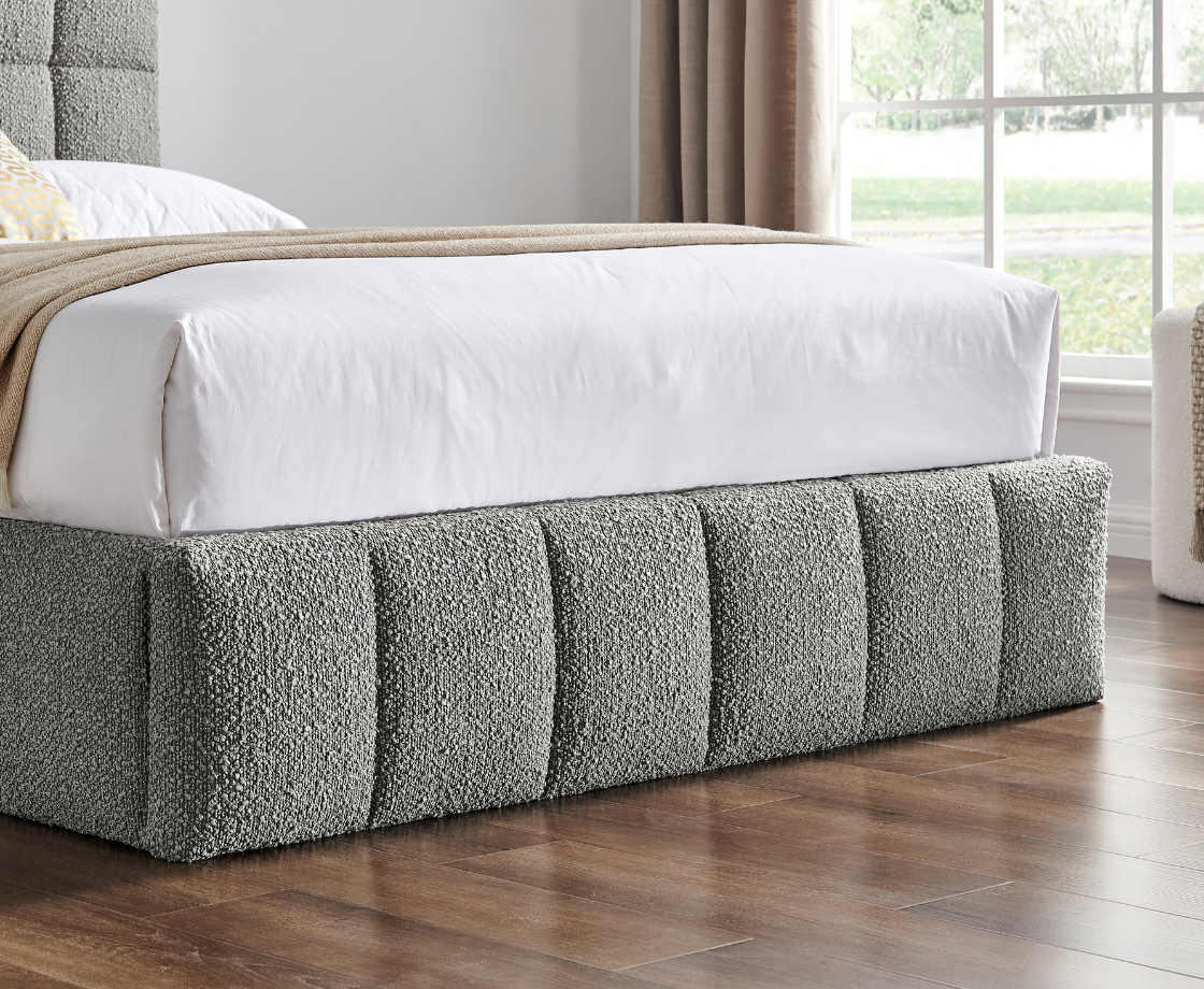 Starla 5ft Kingsize Ottoman Bed Frame - Dove Grey