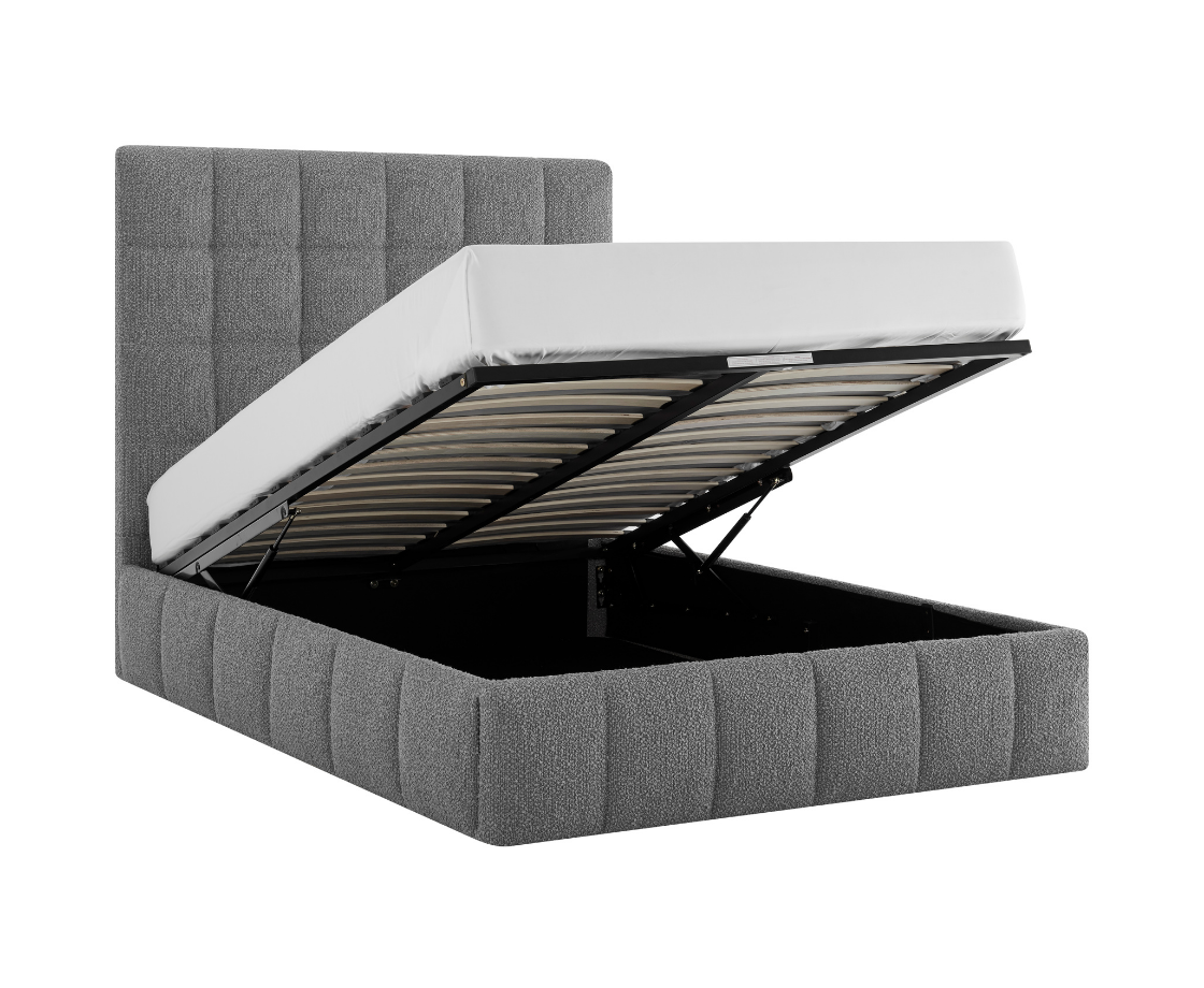 Starla 5ft Kingsize Ottoman Bed Frame - Dove Grey