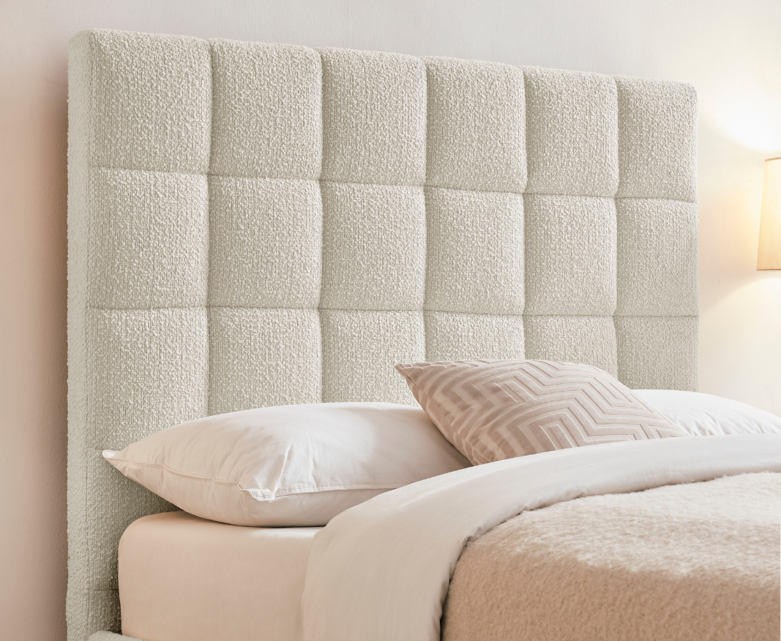 Starla 5ft Kingsize Ottoman Bed Frame - Ivory