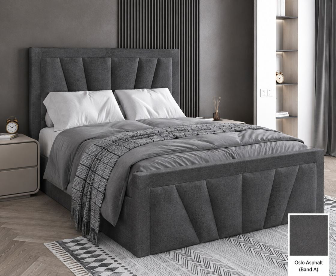 Starry 4ft6 Double Ottoman Bed Frame