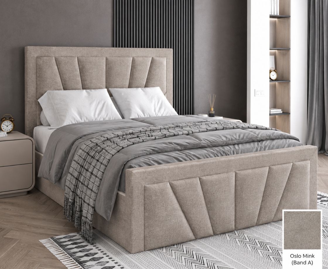Starry 4ft Small Double Ottoman Bed Frame