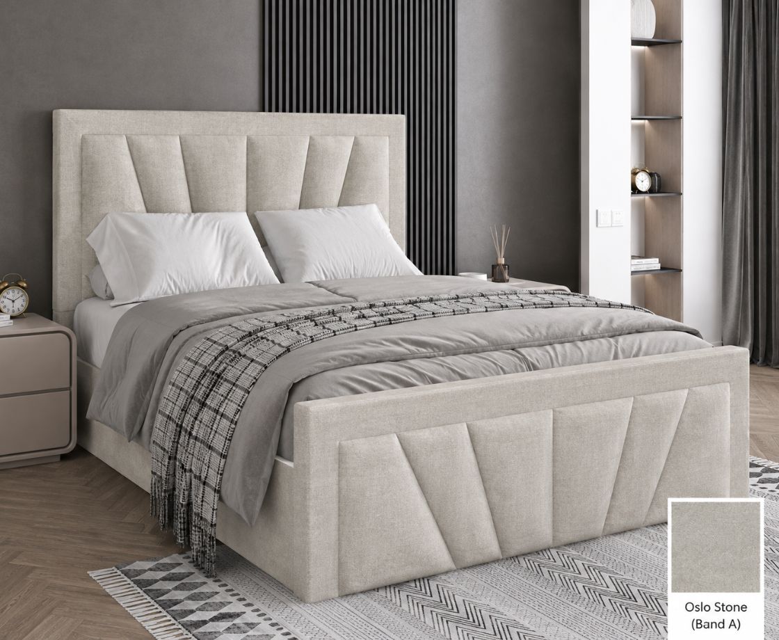 Starry 4ft6 Double Ottoman Bed Frame