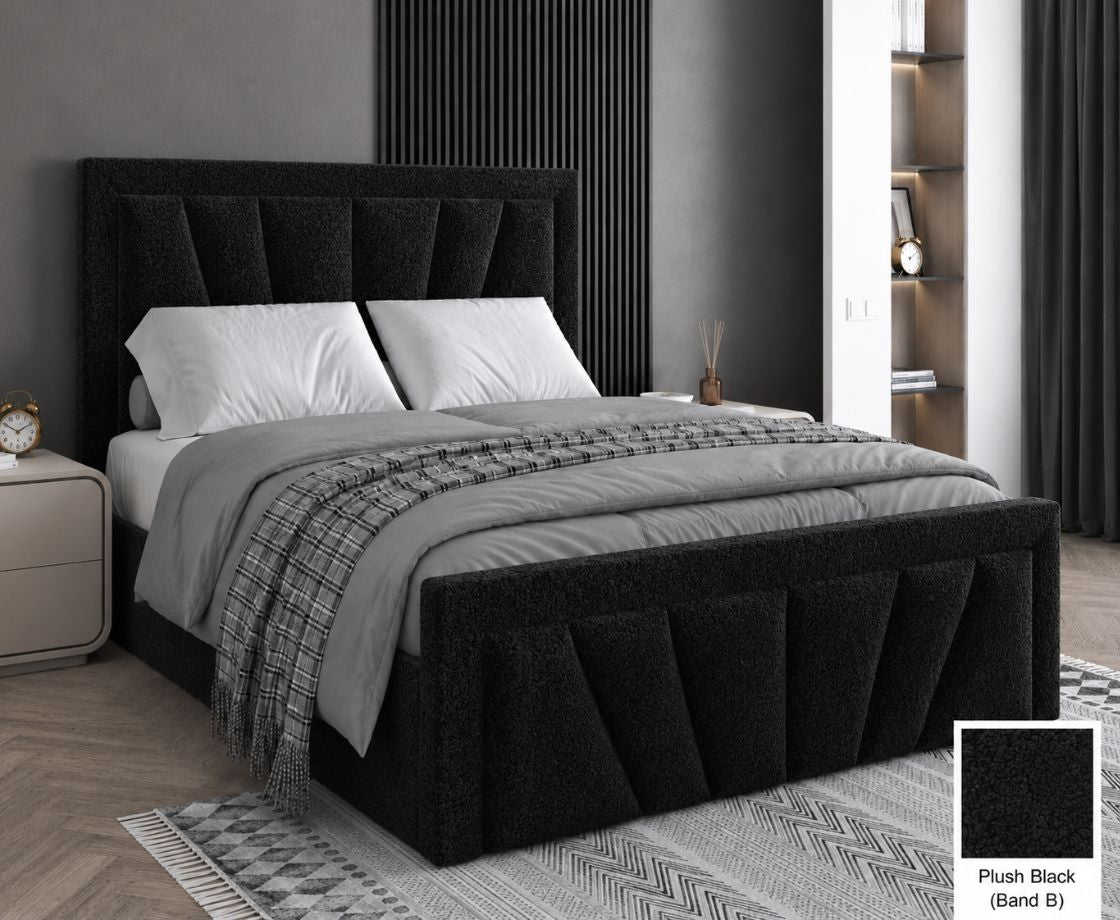 Starry 4ft6 Double Ottoman Bed Frame